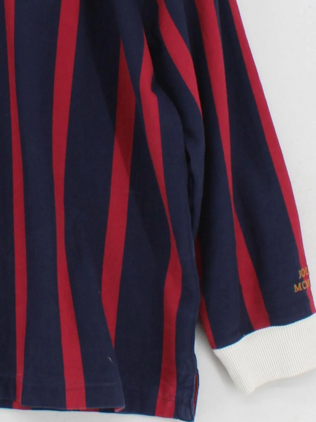 Joules Men's Polo XL Blue Striped 100% Cotton Basic - Image 4