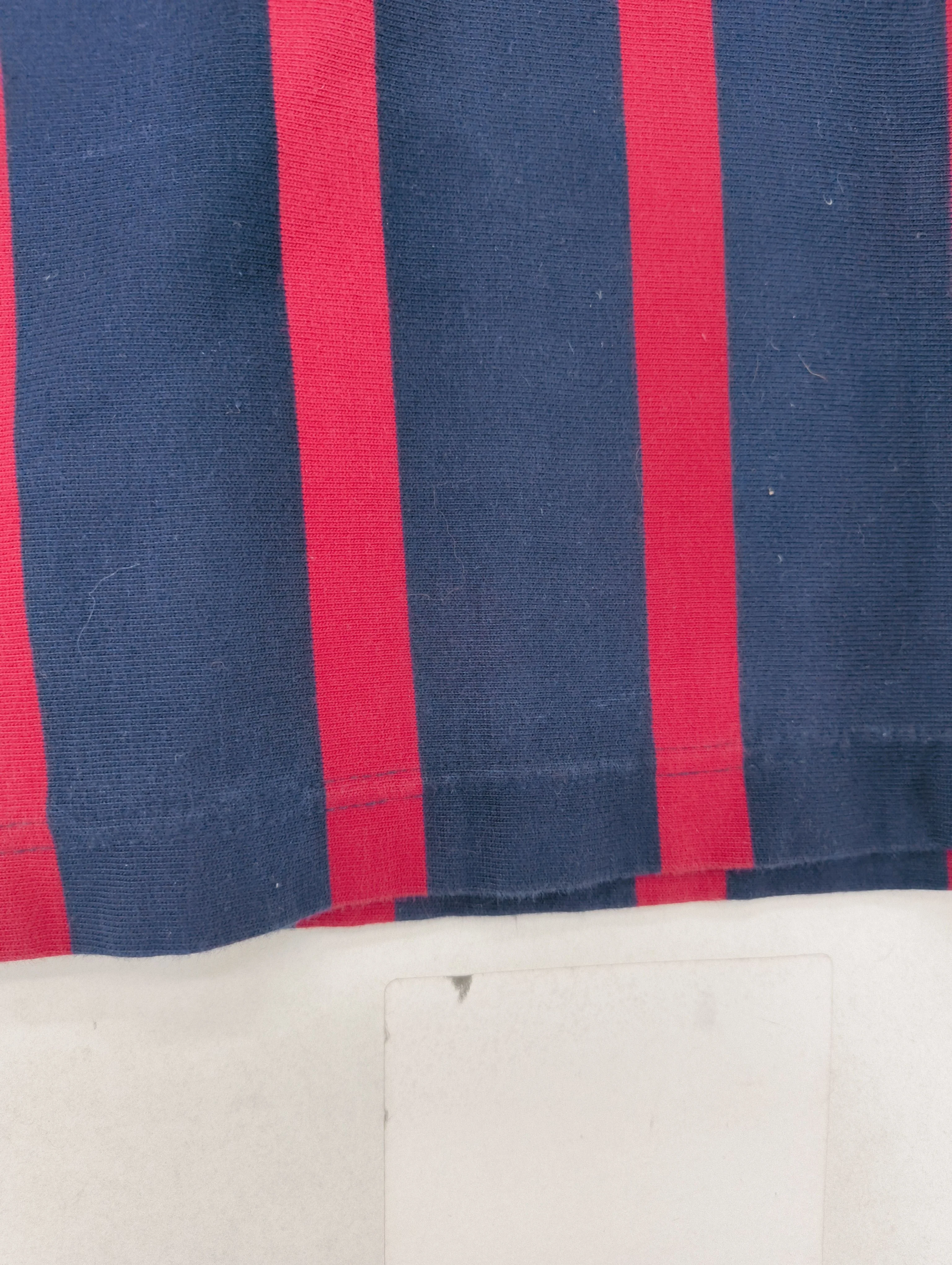 Joules Men's Polo XL Blue Striped 100% Cotton Basic - Image 5