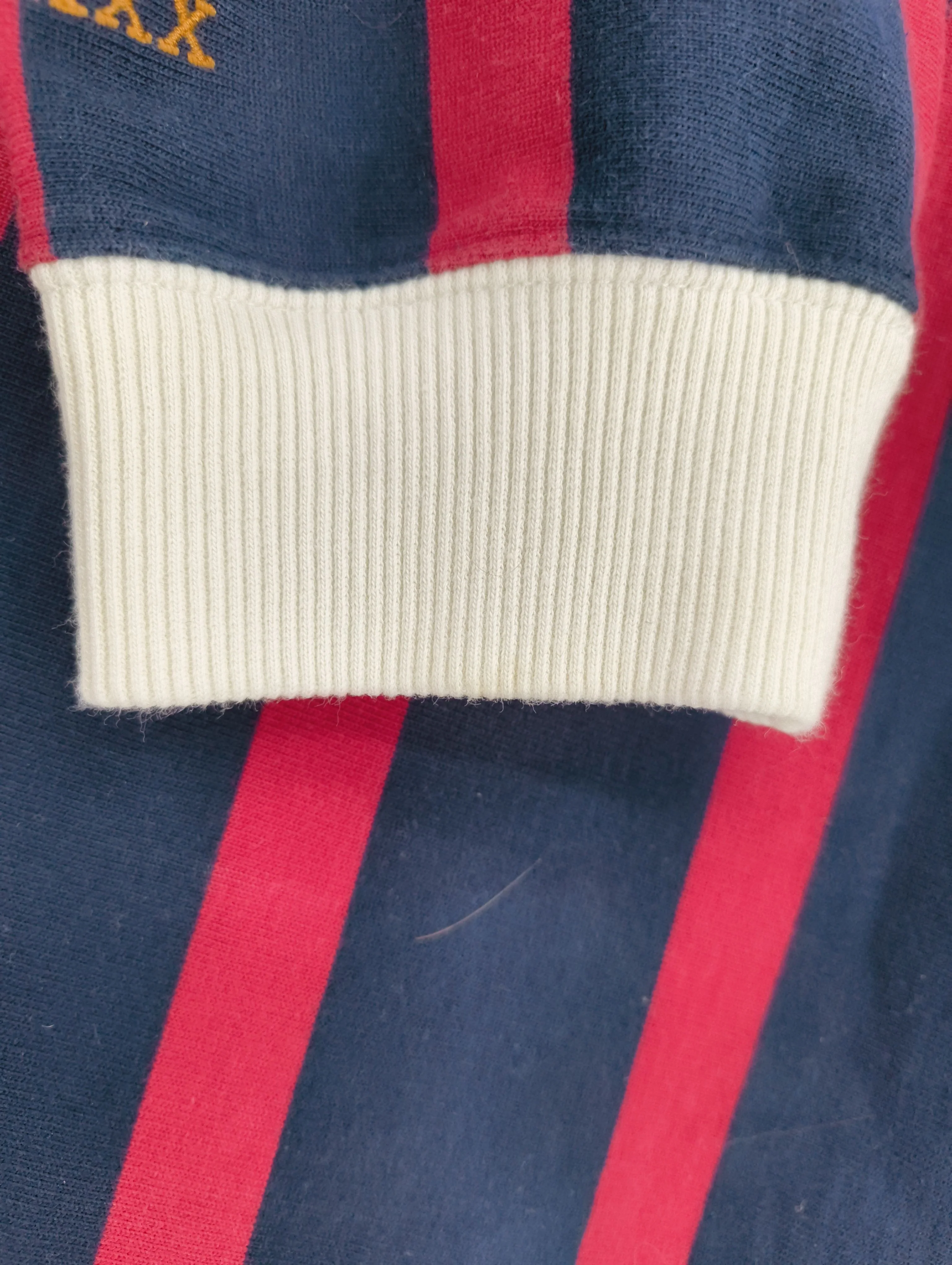Joules Men's Polo XL Blue Striped 100% Cotton Basic - Image 6