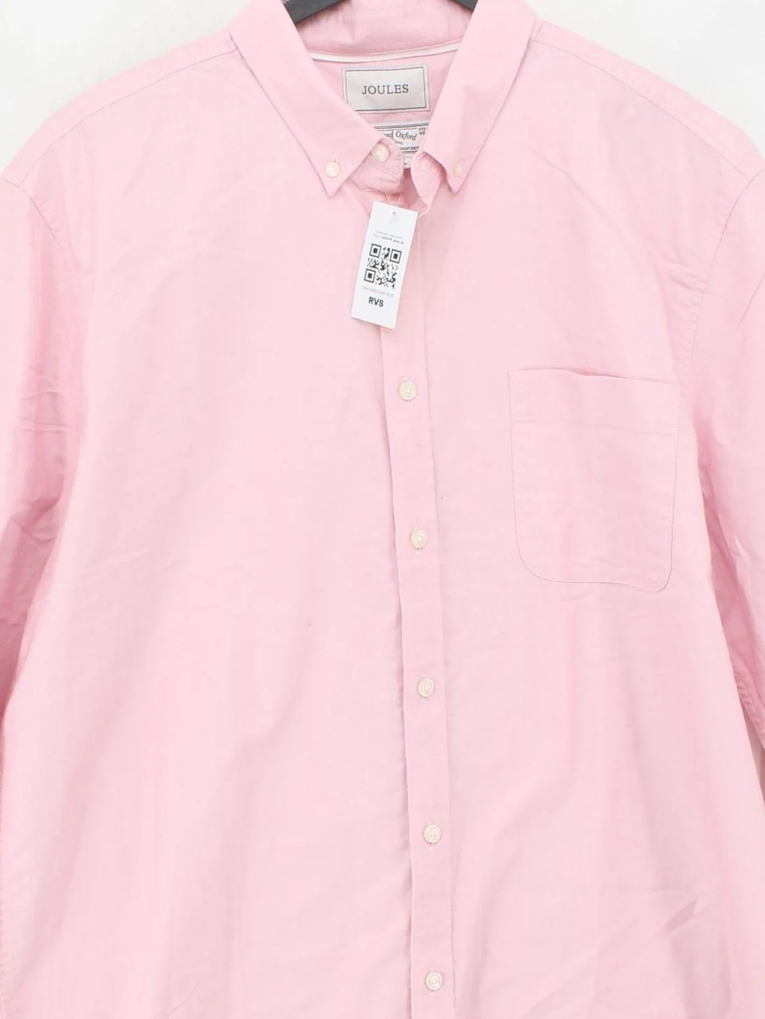 Joules Men's Shirt XL Pink 100% Cotton Basic - Image 3