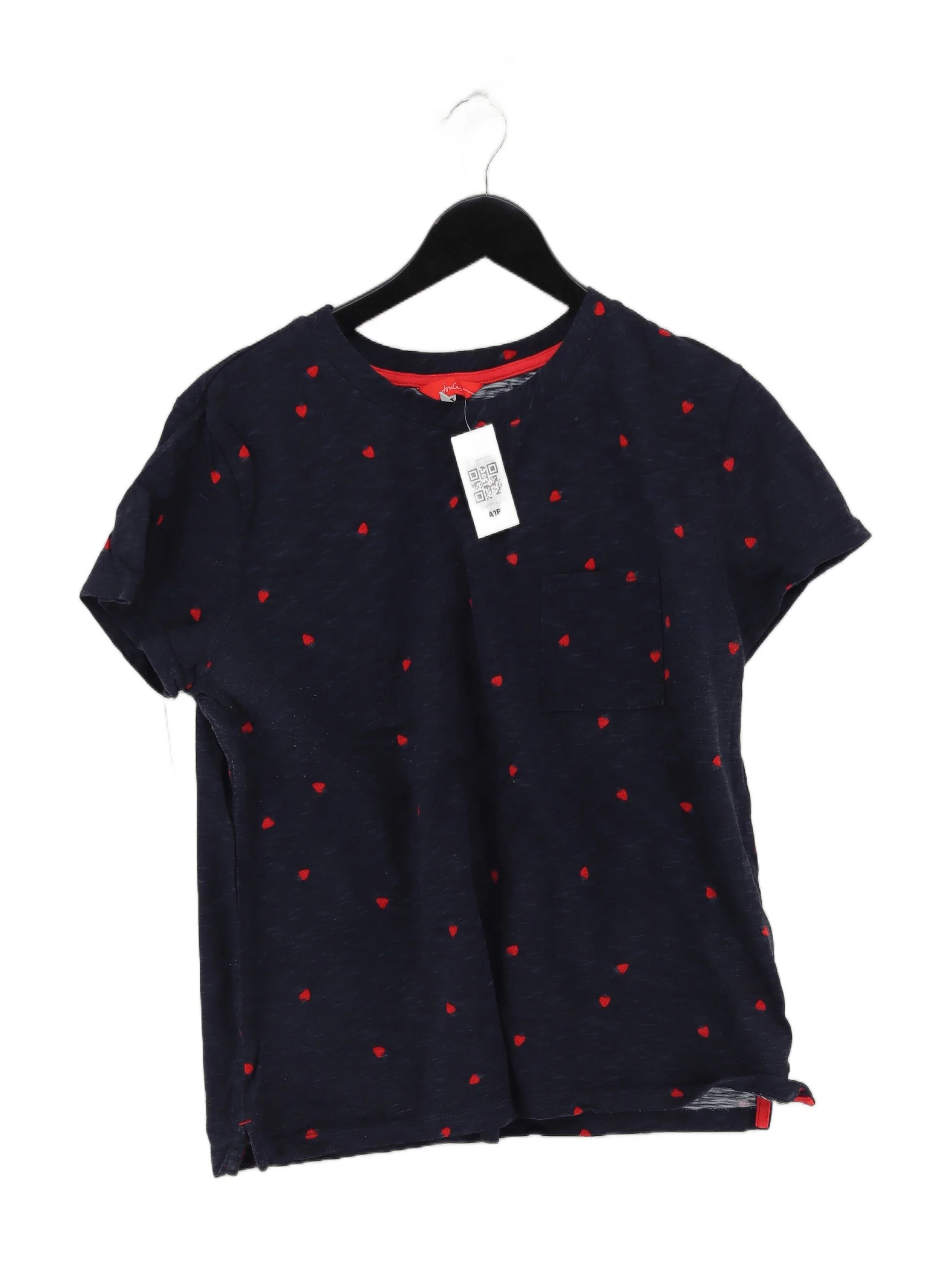 Joules Men's T-Shirt L Blue Graphic 100% Cotton Basic