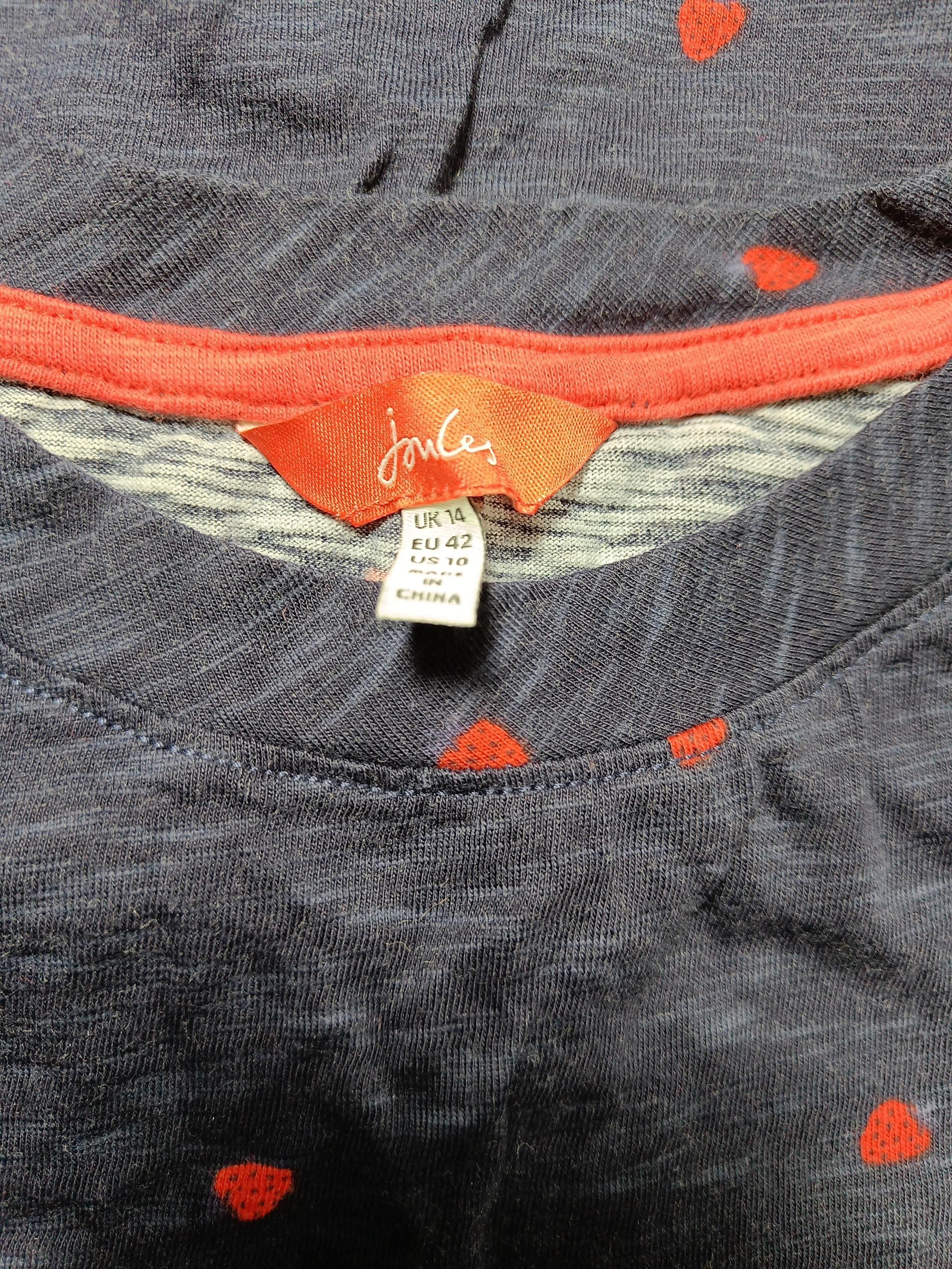 Joules Men's T-Shirt L Blue Graphic 100% Cotton Basic - Image 6