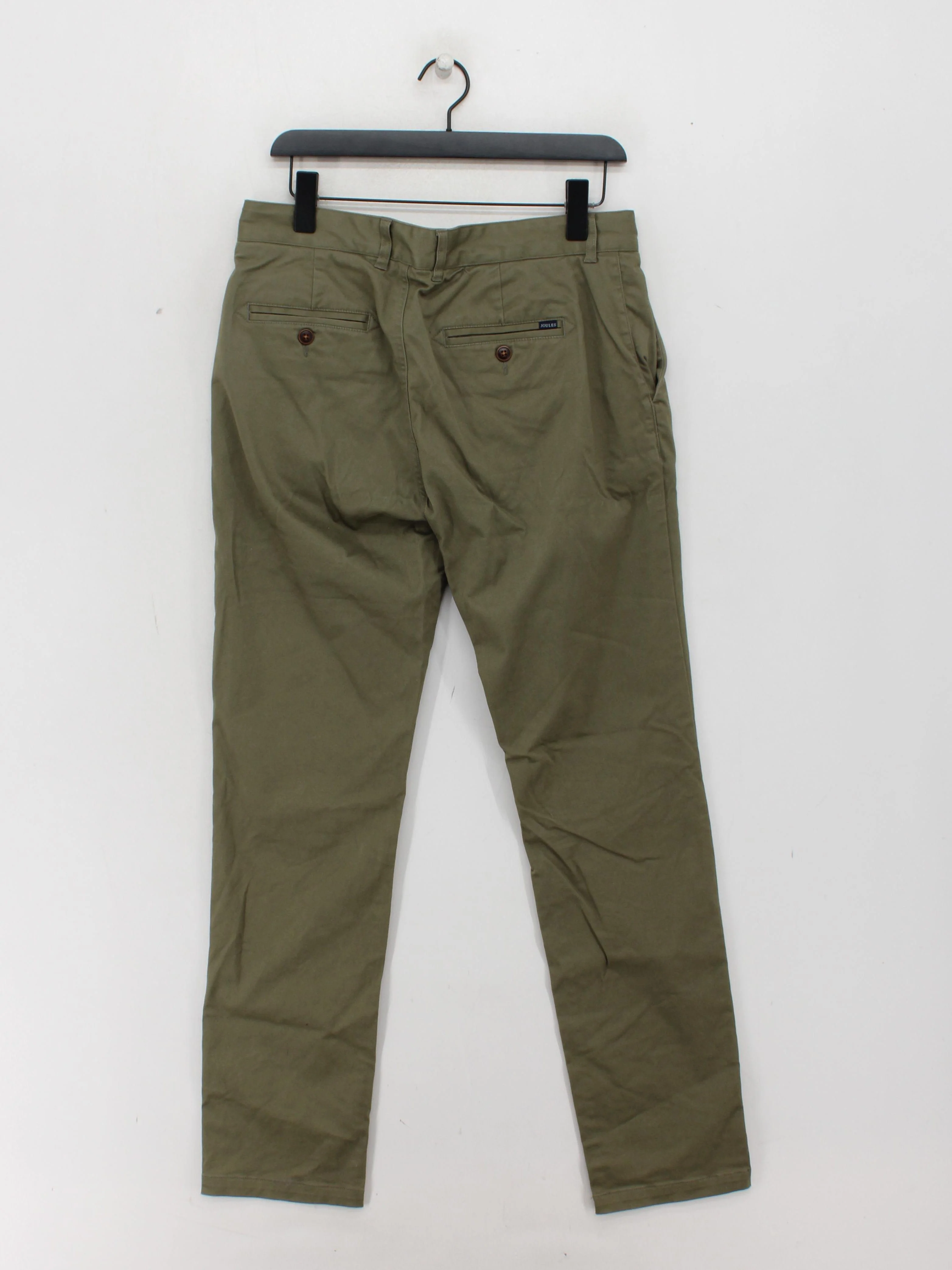 Joules Men's Trousers M Green Cotton with Elastane Straight Chino - Image 2