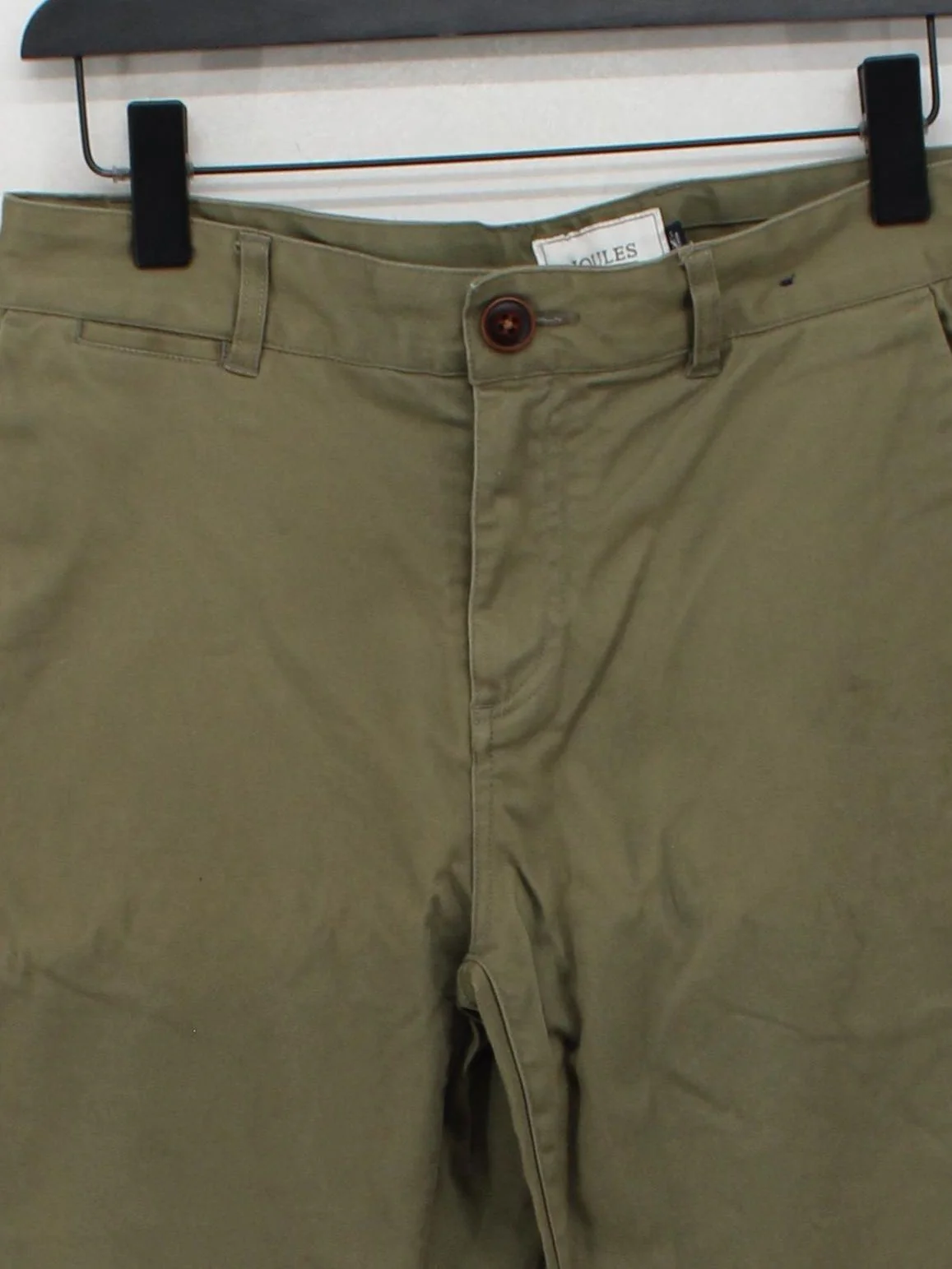 Joules Men's Trousers M Green Cotton with Elastane Straight Chino - Image 3