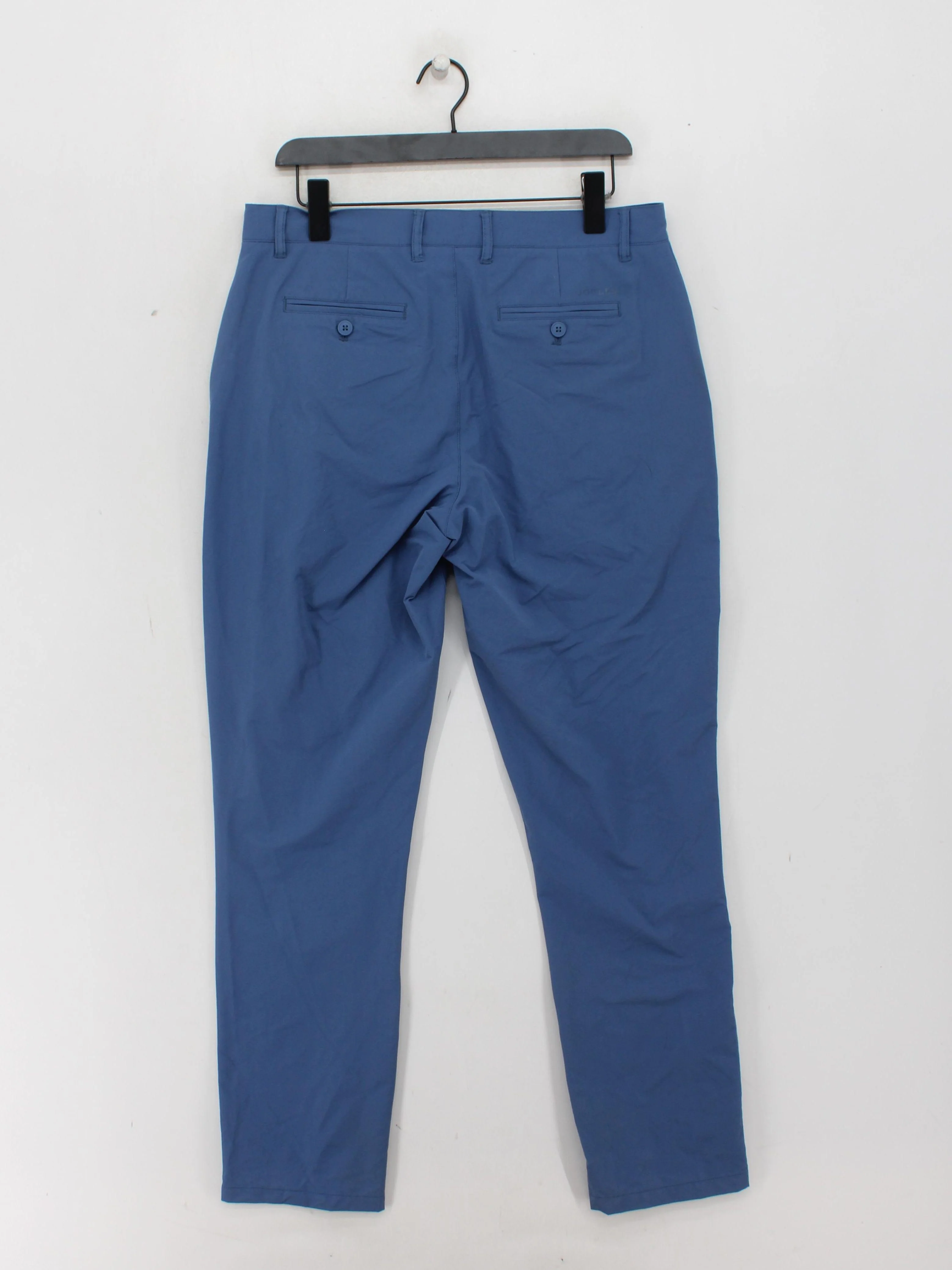 Joules Men's Trousers W 34 in; L 31 in Blue Nylon with Elastane Tapered Chino - Image 2