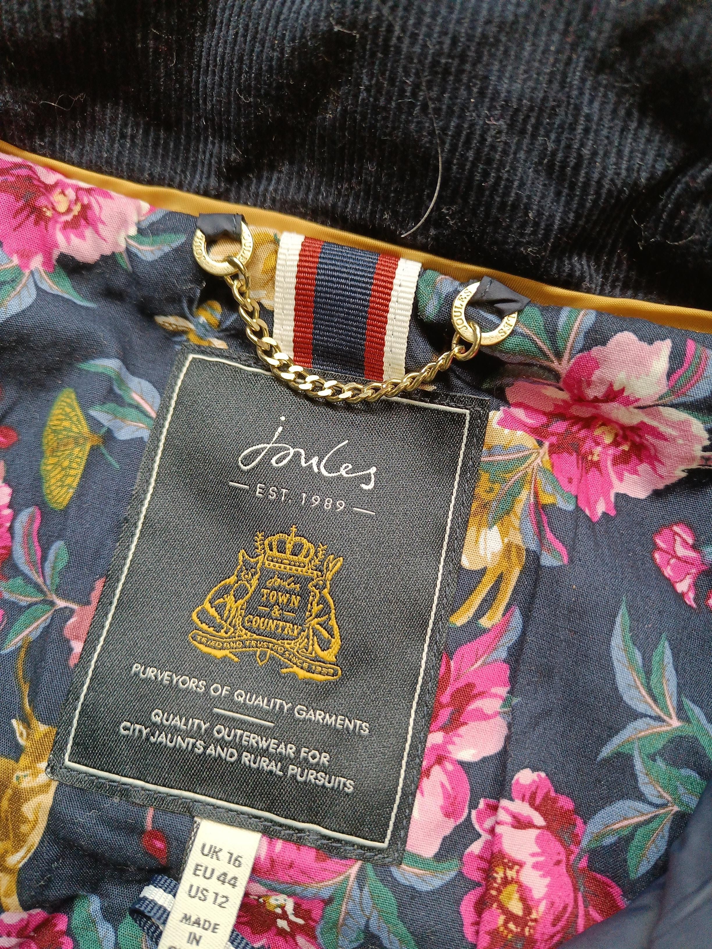Joules Overcoat jacket blue - Image 5