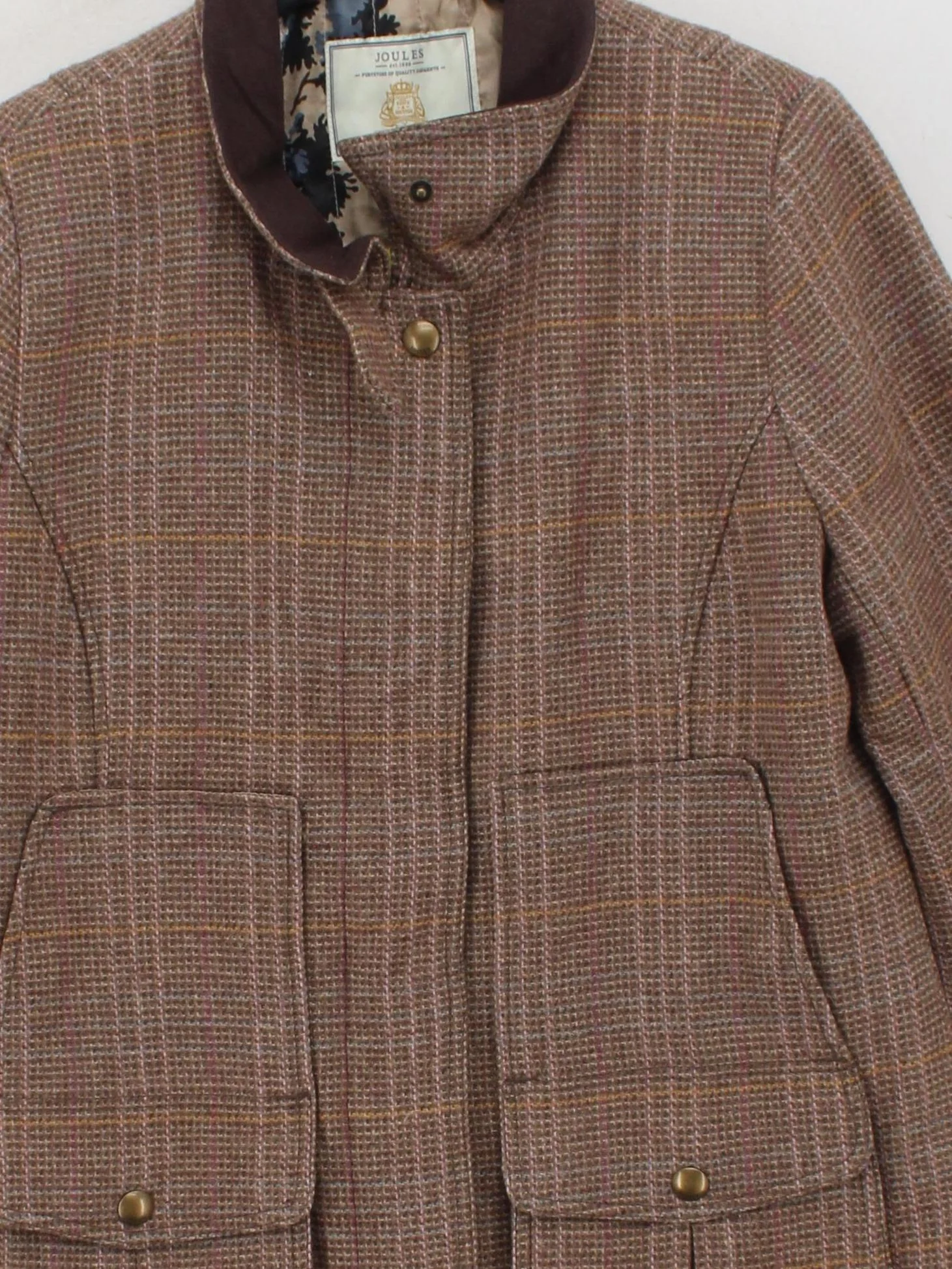 Joules Overcoat jacket brown - Image 3