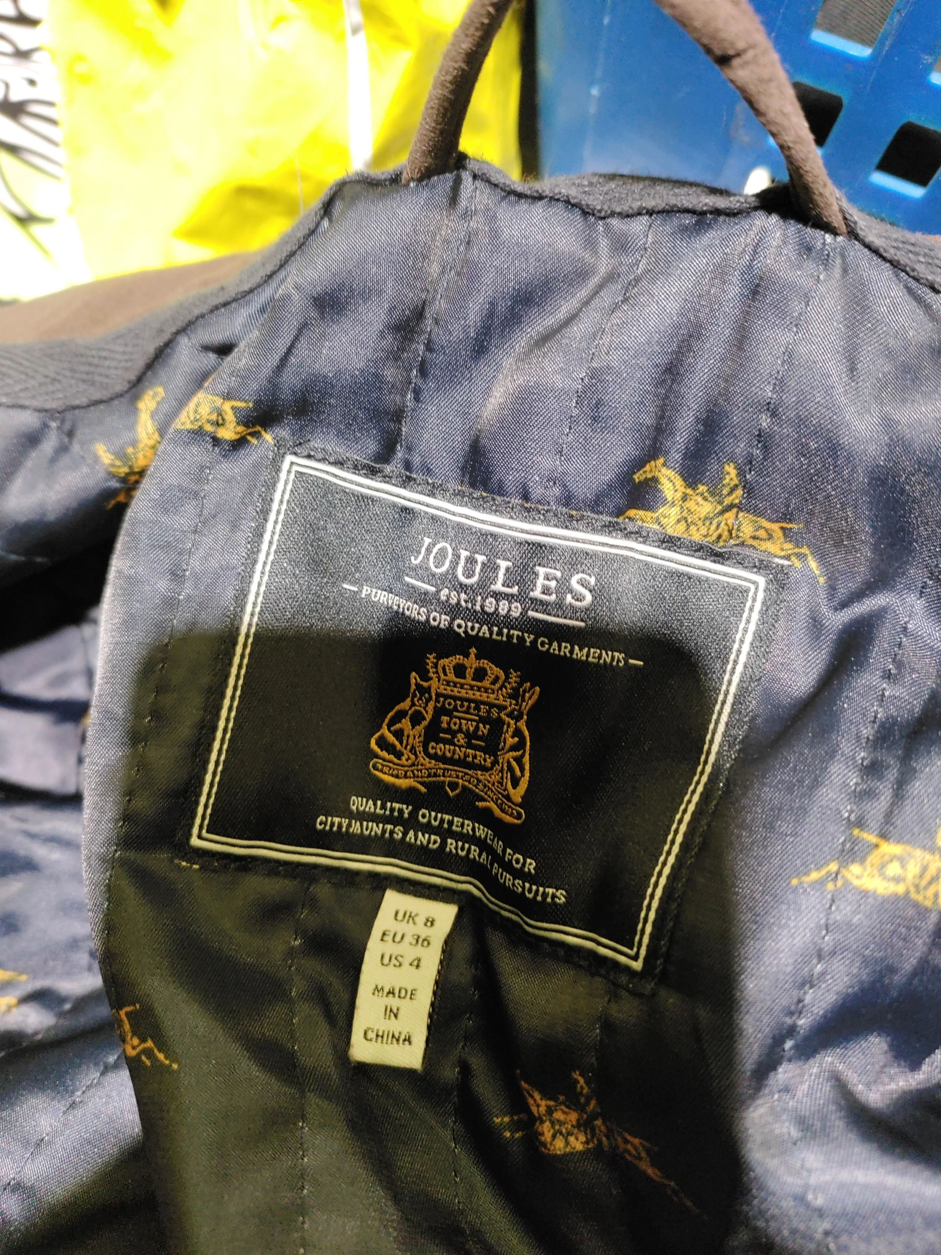 Joules Overcoat jacket multi - Image 5