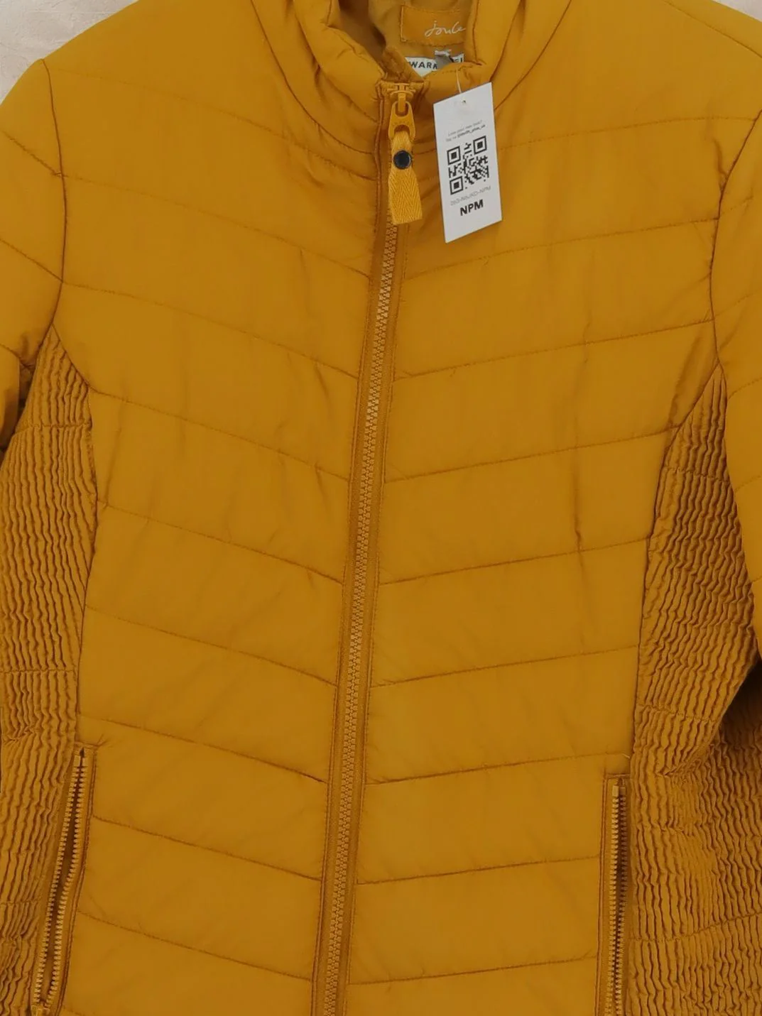 Joules Parka jacket yellow - Image 3