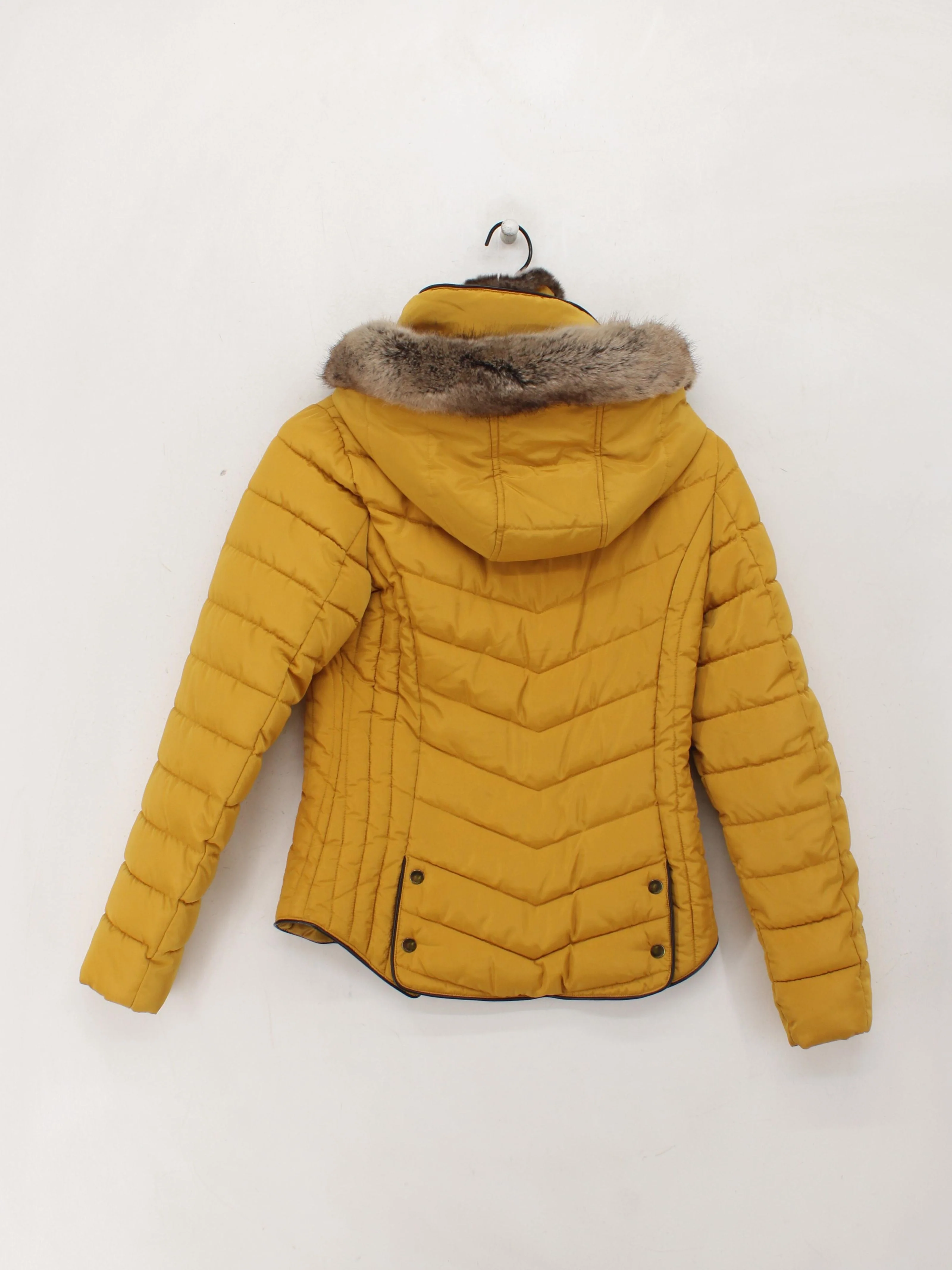 Joules Parka jacket yellow - Image 2