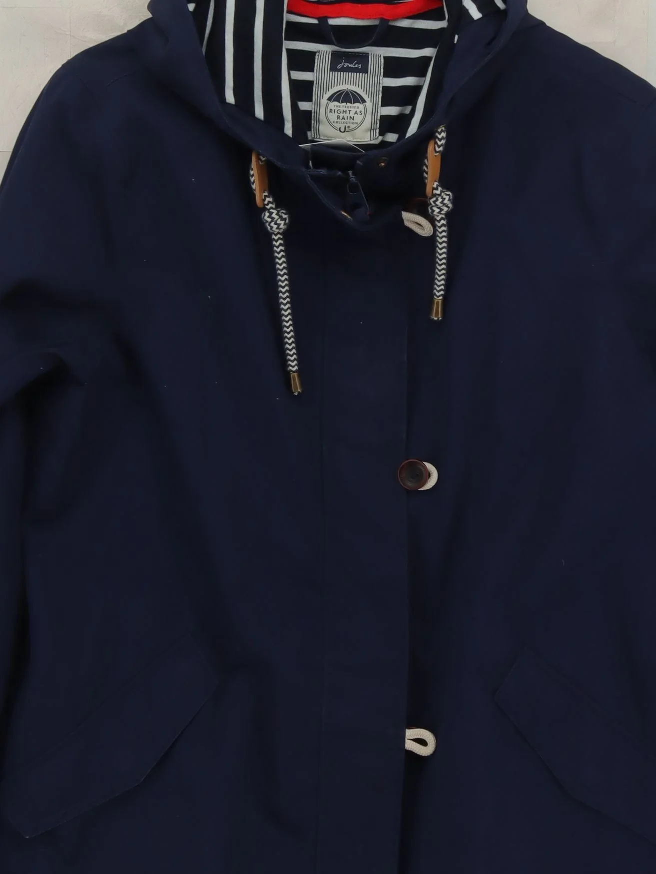Joules Rain Coat jacket blue - Image 3