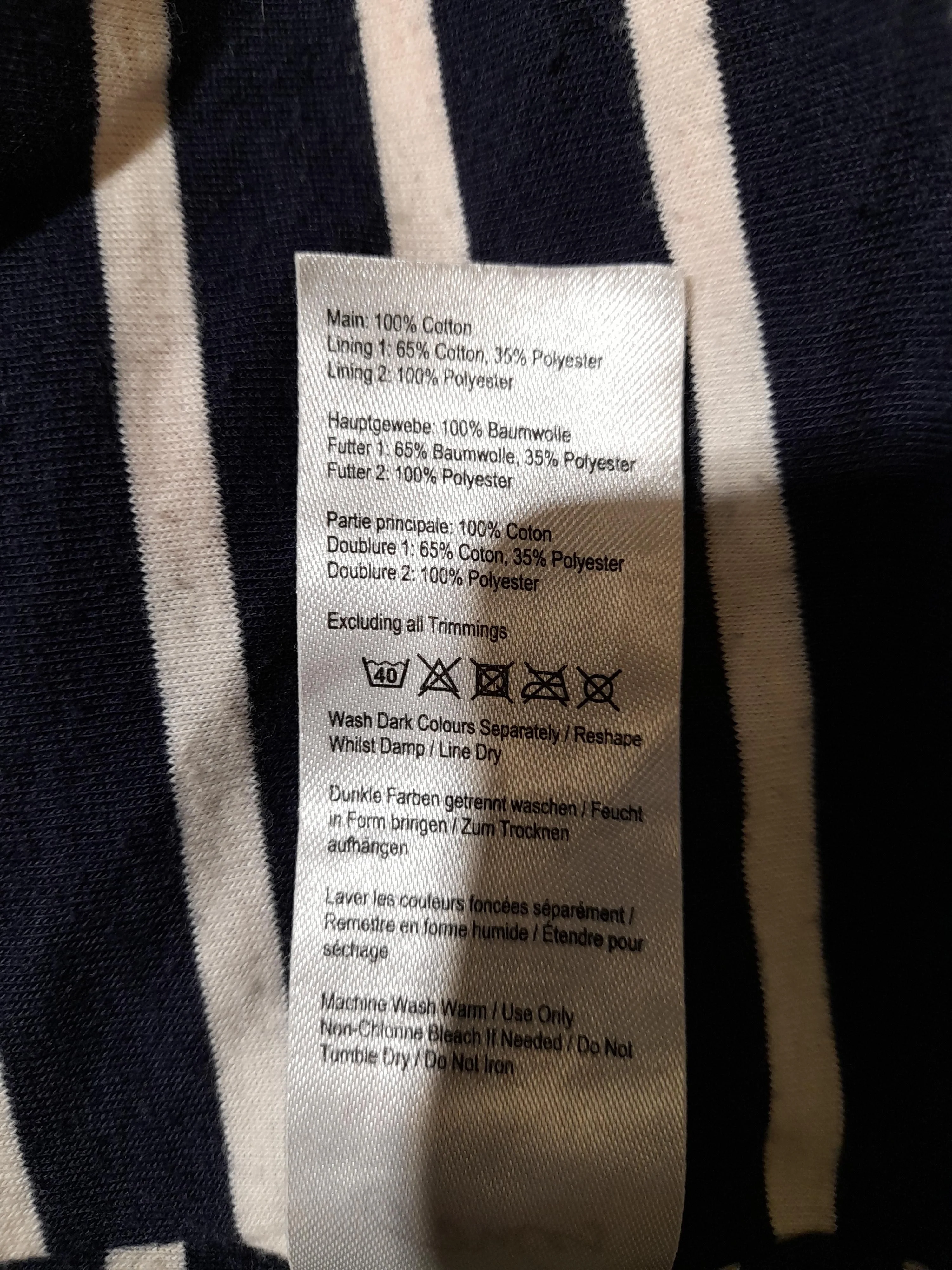 Joules Rain Coat jacket blue - Image 6