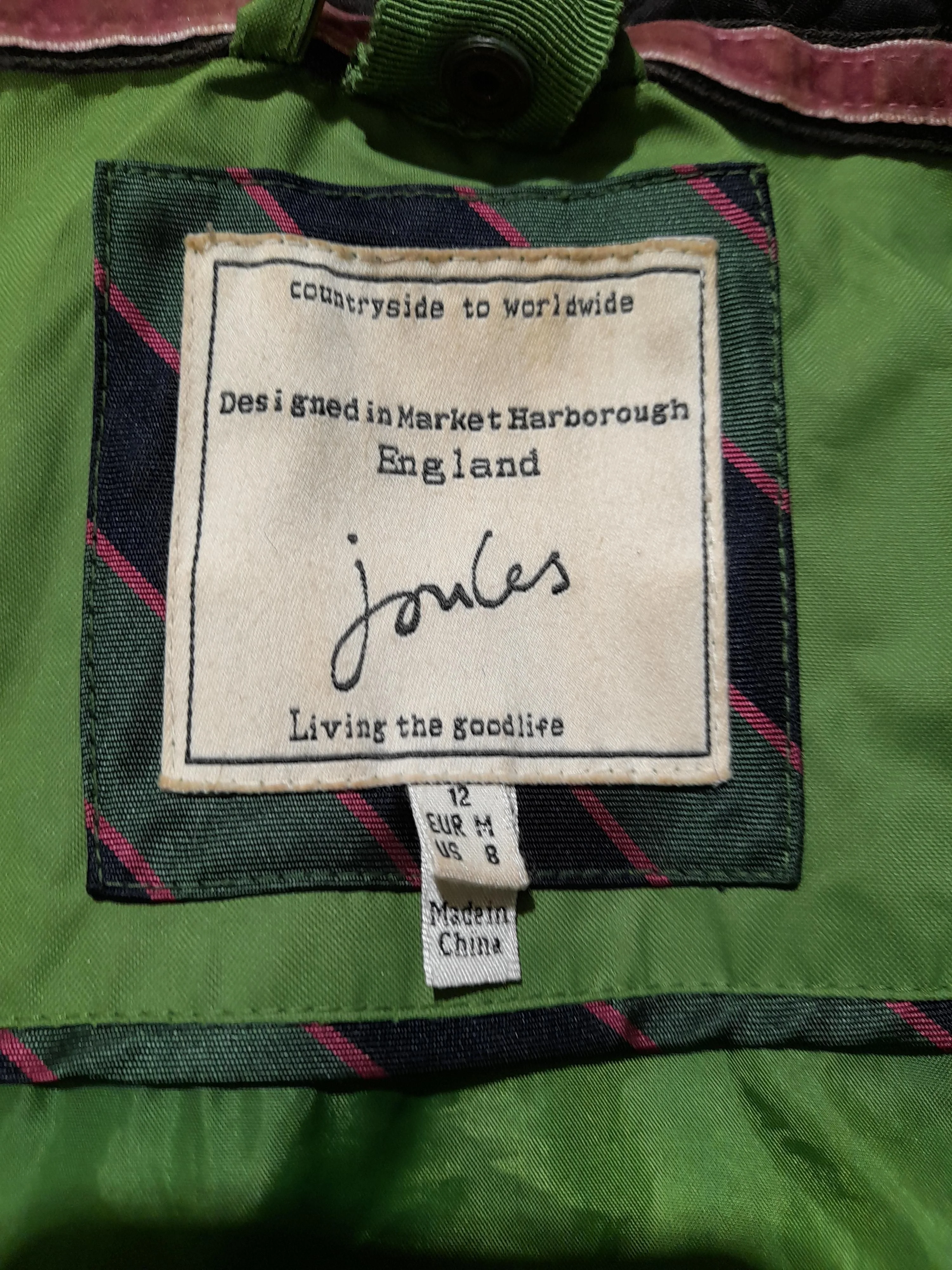 Joules Rain Coat jacket green - Image 6