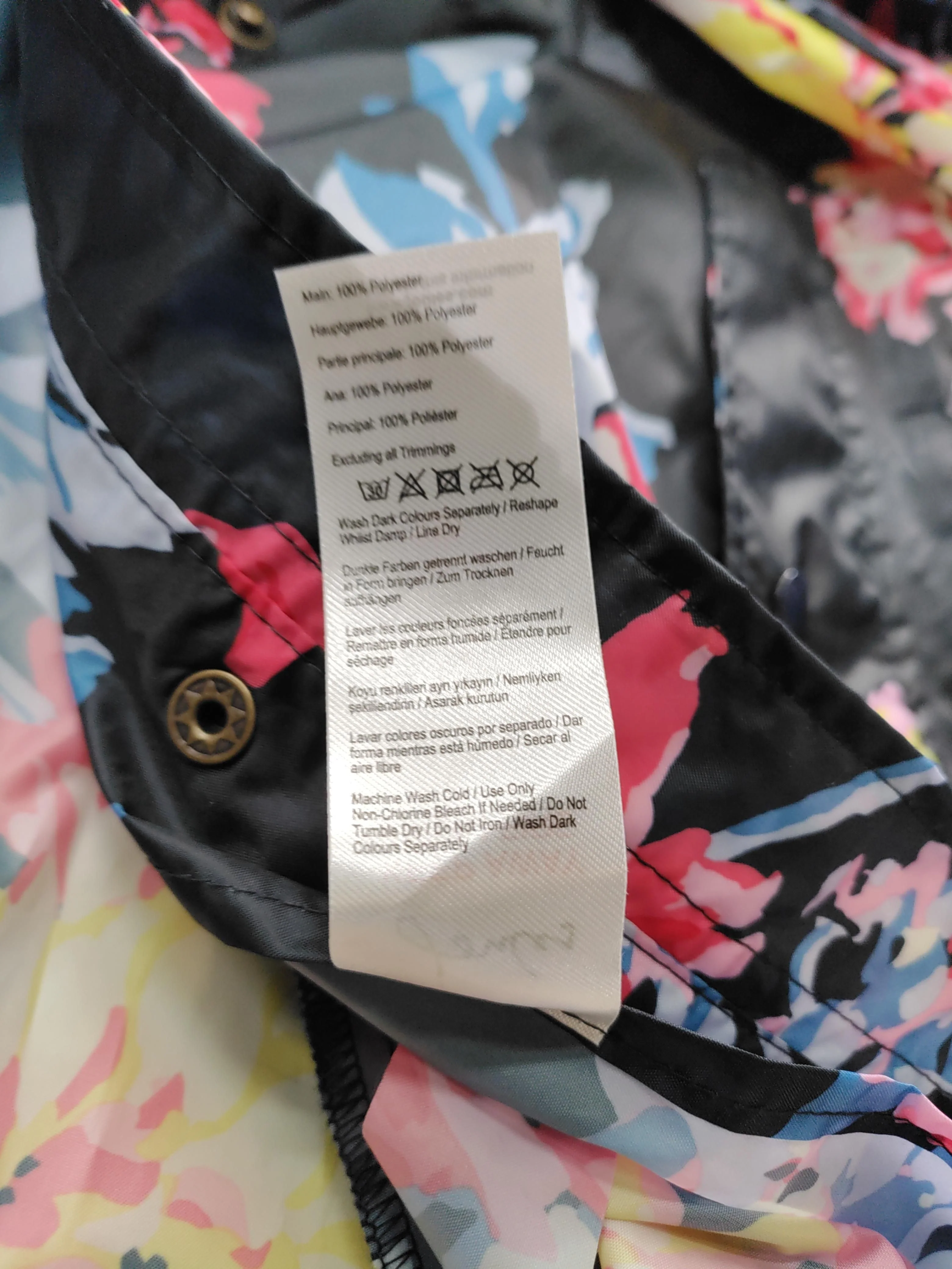 Joules Rain Coat jacket multi - Image 6