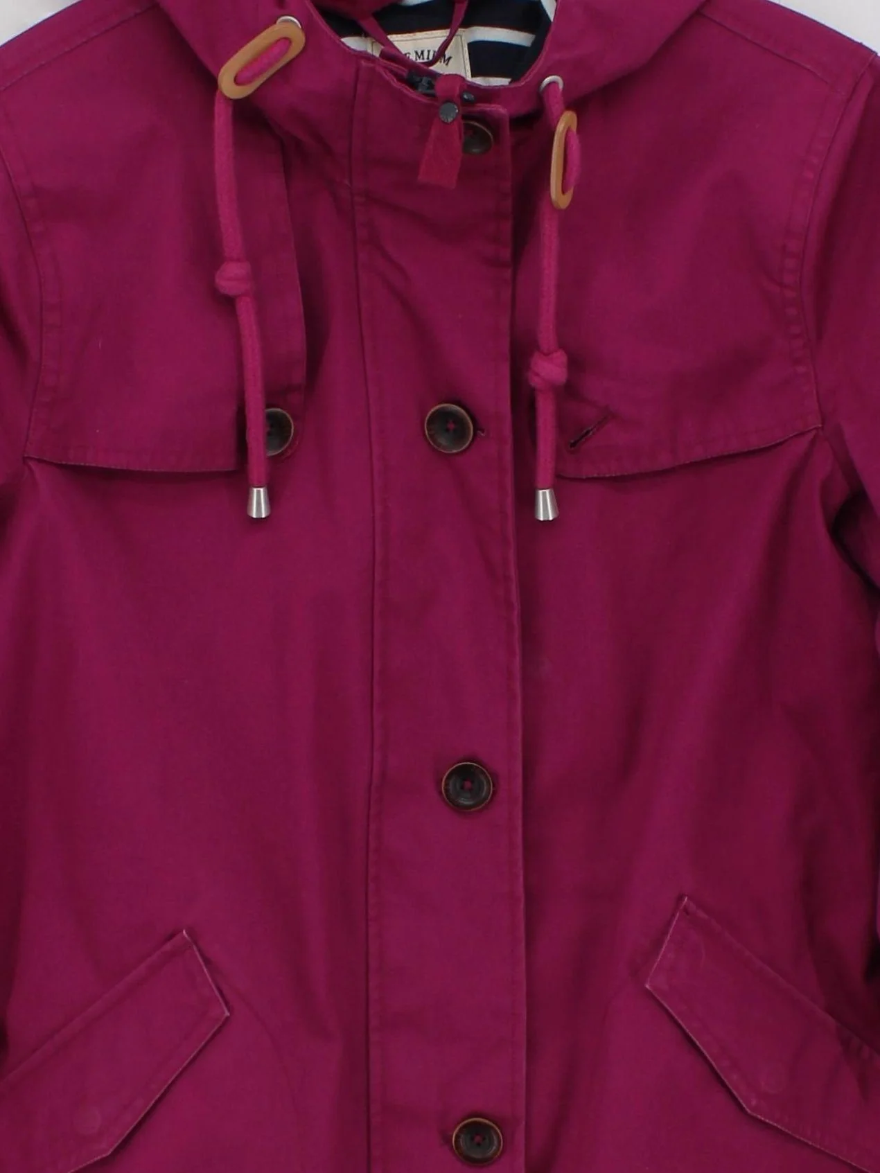 Joules Rain Coat jacket pink - Image 3