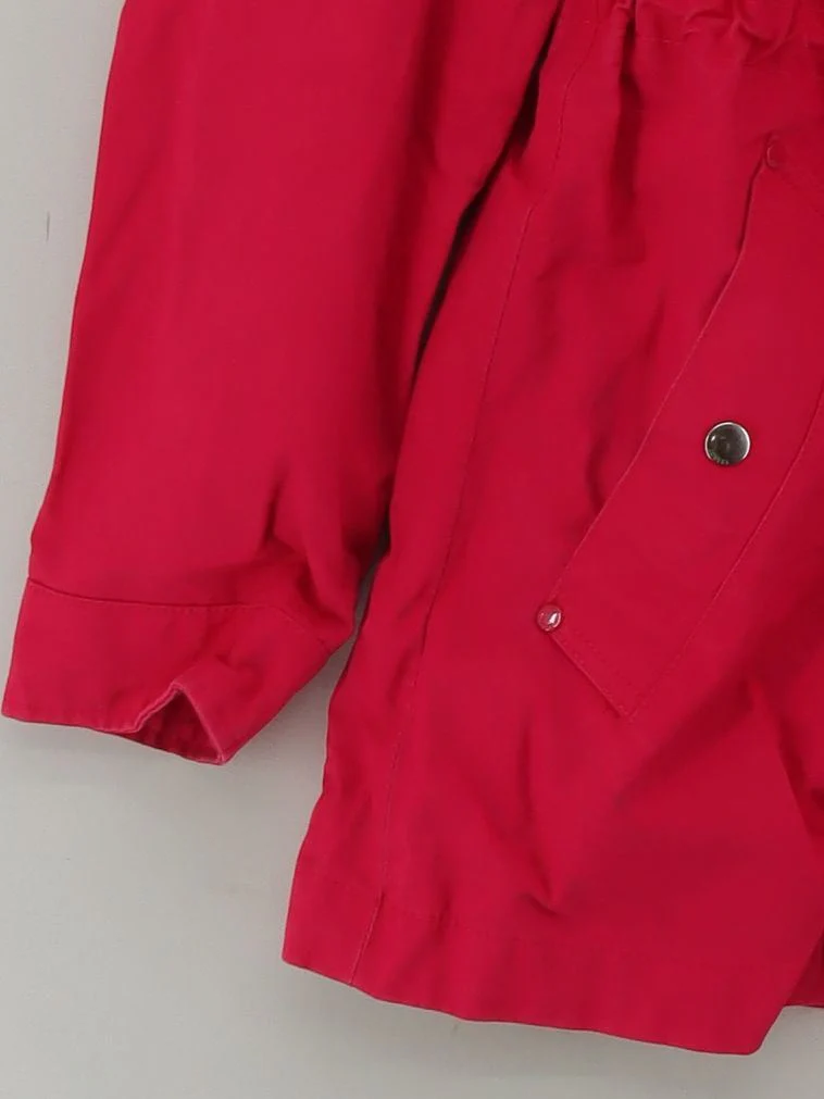 Joules Rain Coat jacket red - Image 4
