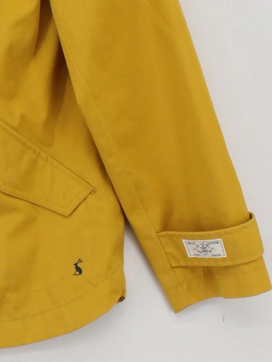 Joules Rain Coat jacket yellow - Image 4