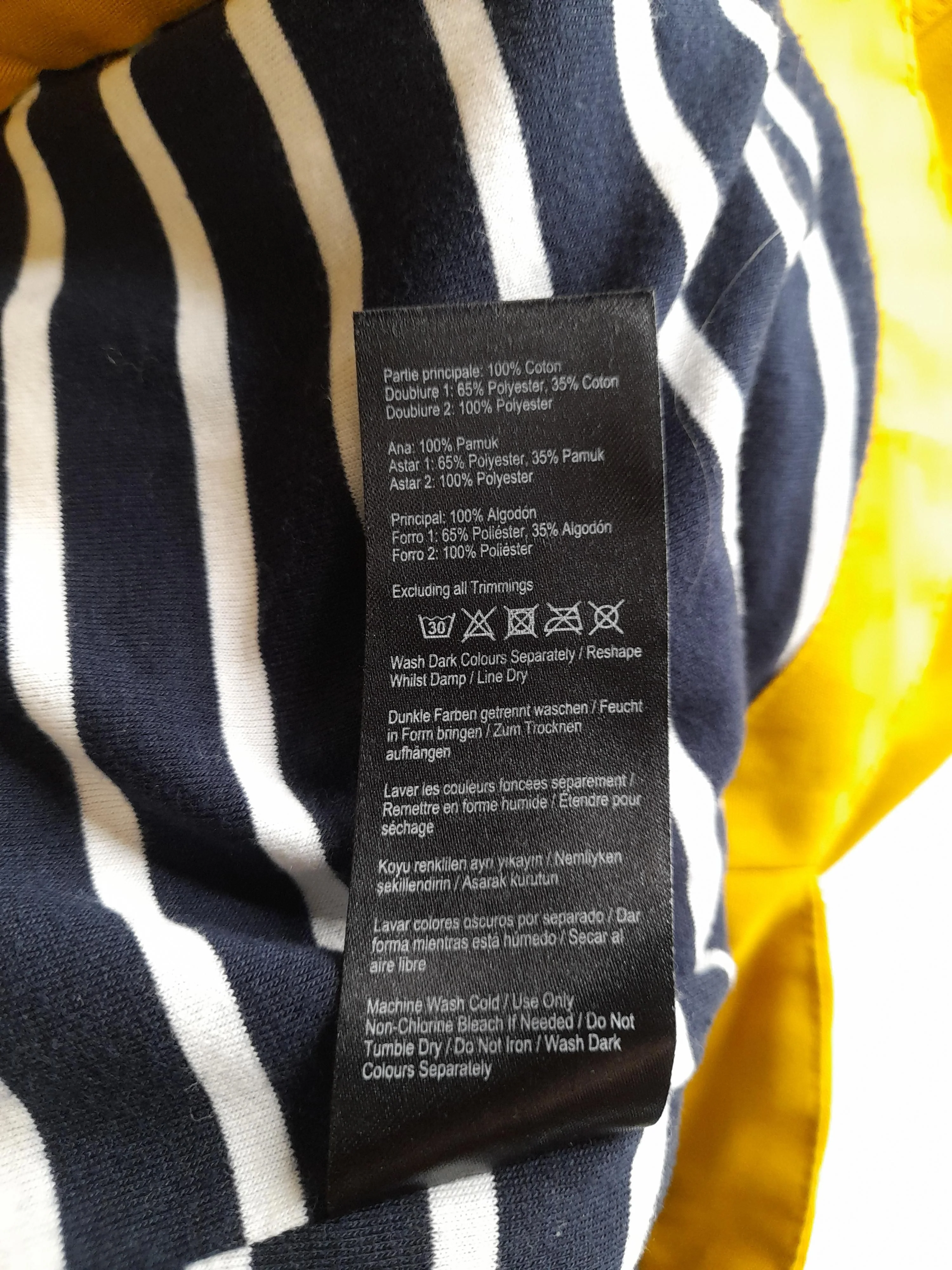 Joules Rain Coat jacket yellow - Image 6