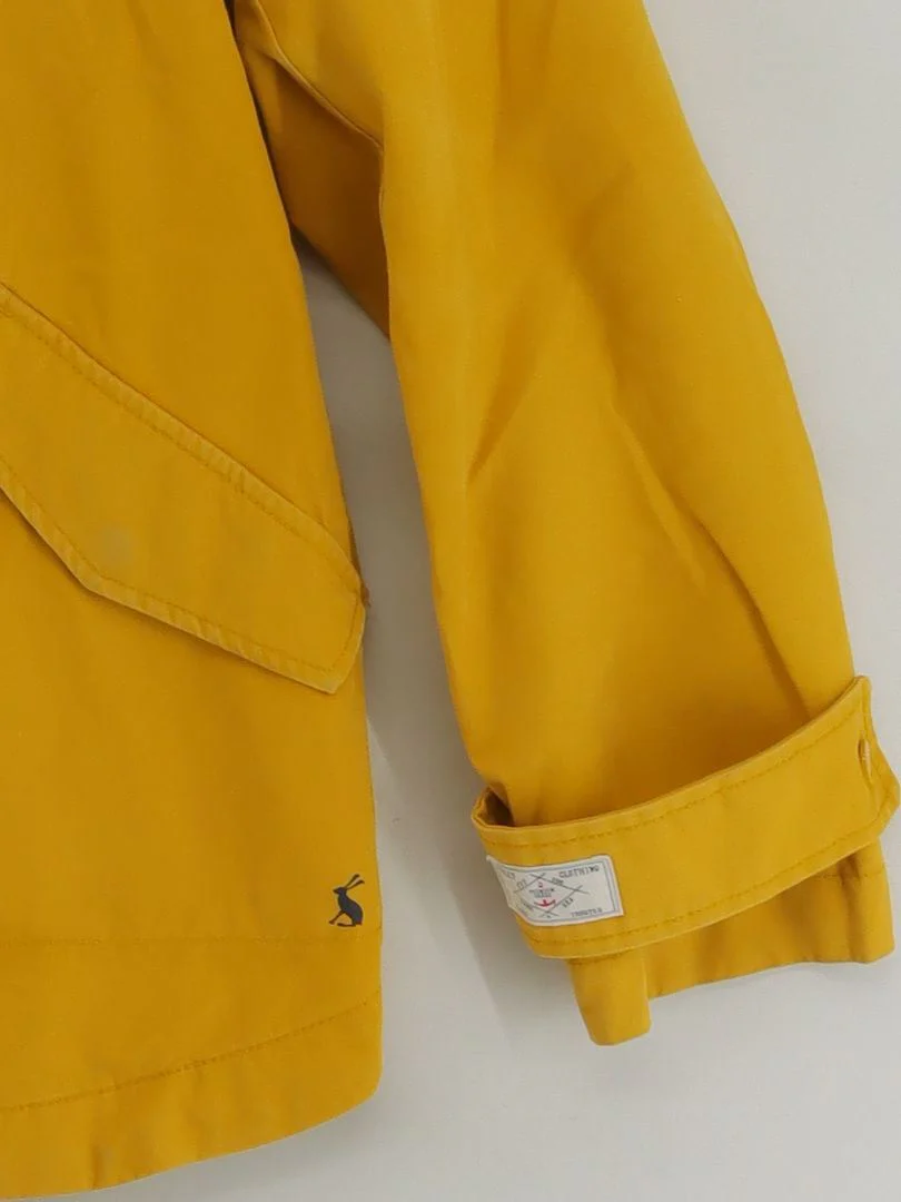 Joules Rain Coat jacket yellow - Image 4