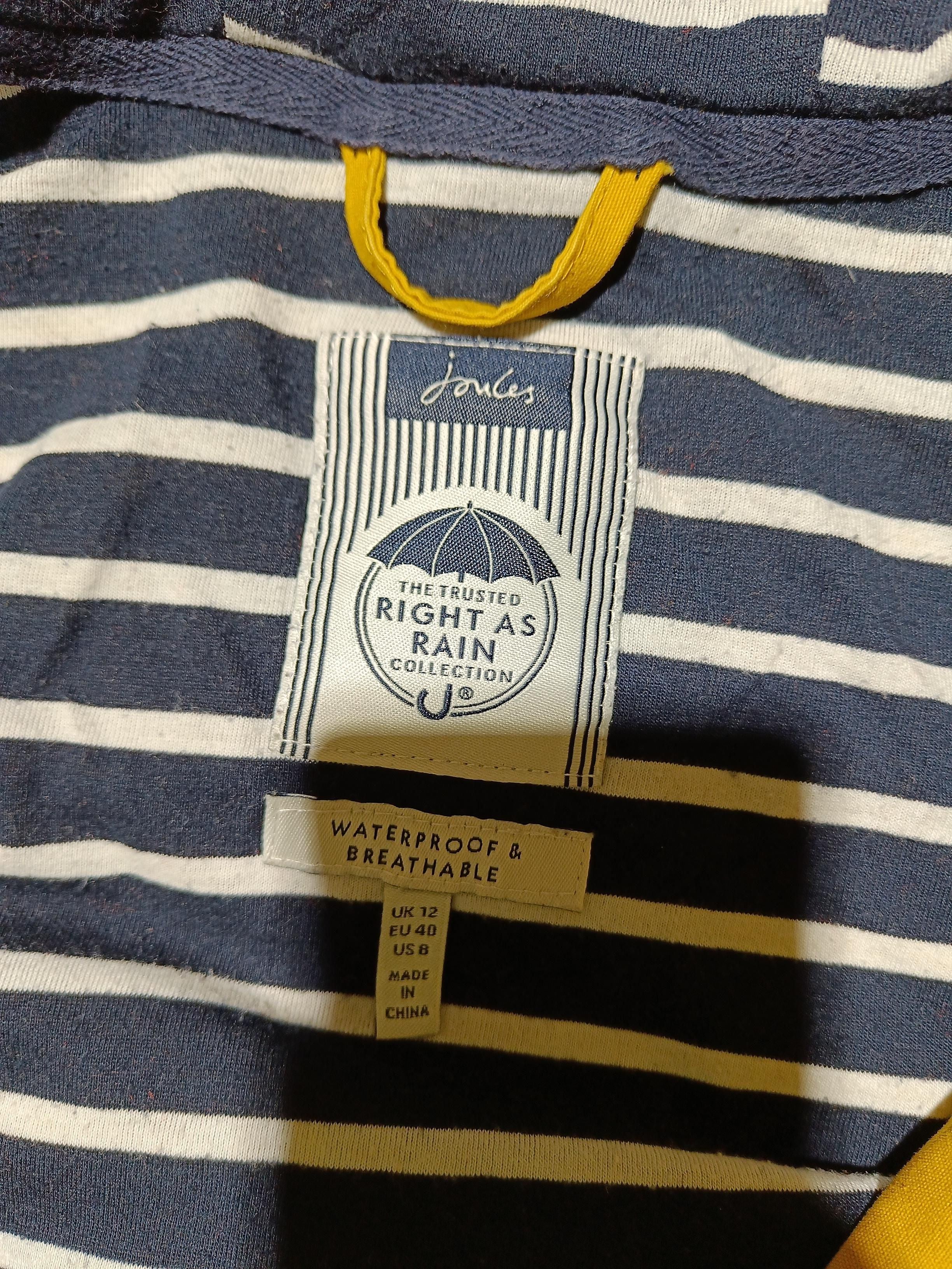 Joules Rain Coat jacket yellow - Image 7