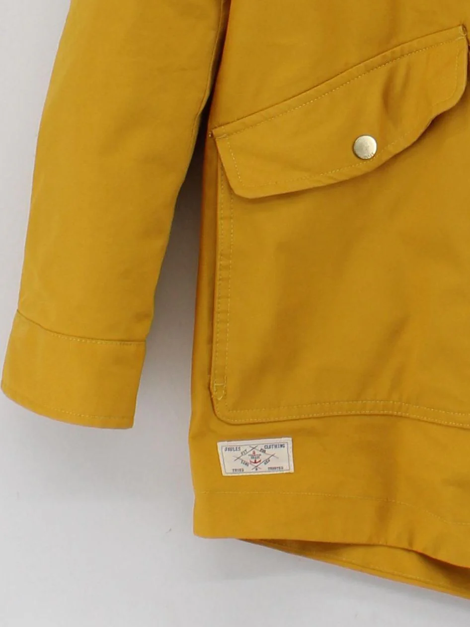 Joules Rain Coat jacket yellow - Image 4