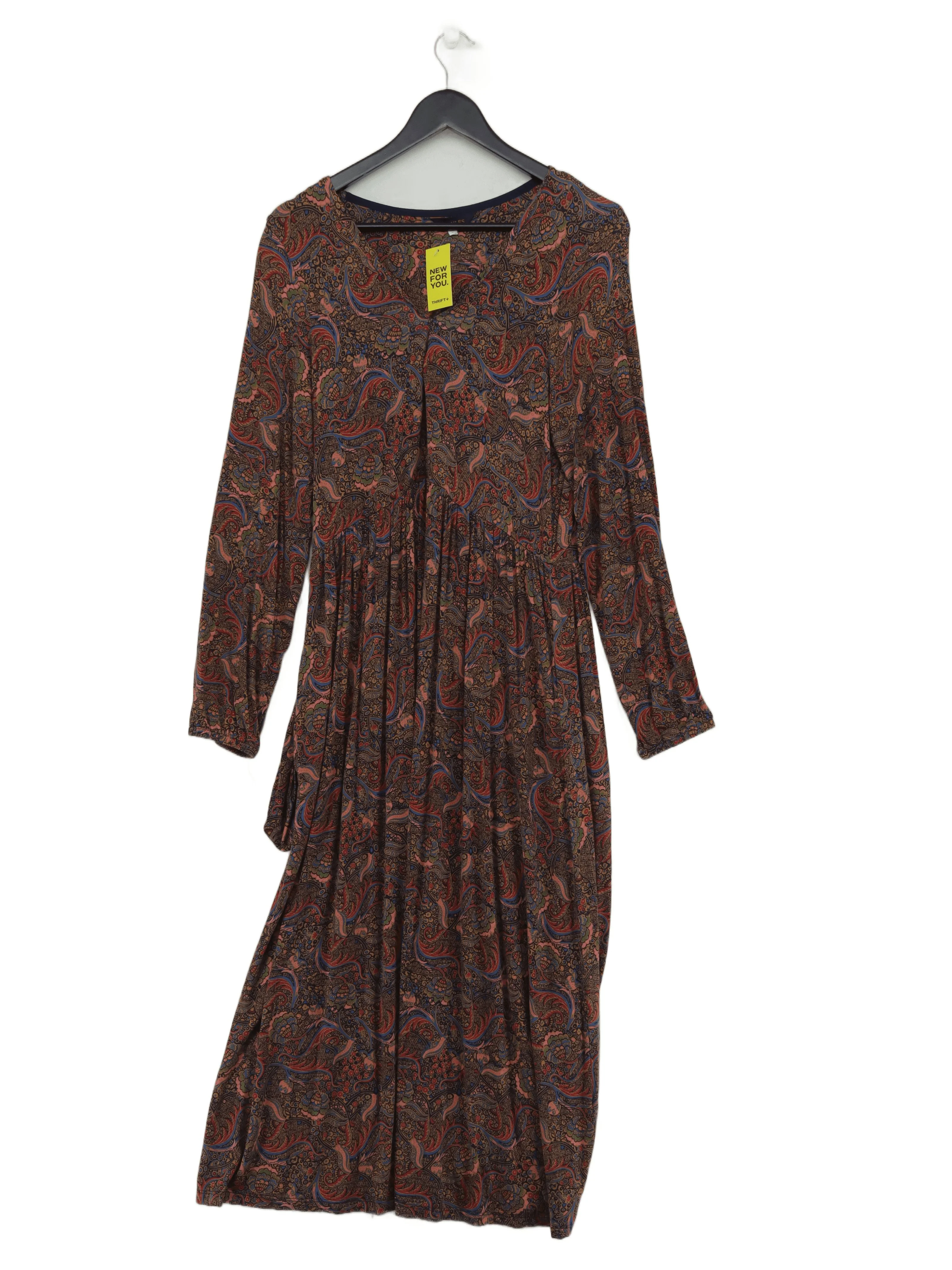 Joules Shirt Midi Dress M in Multi
