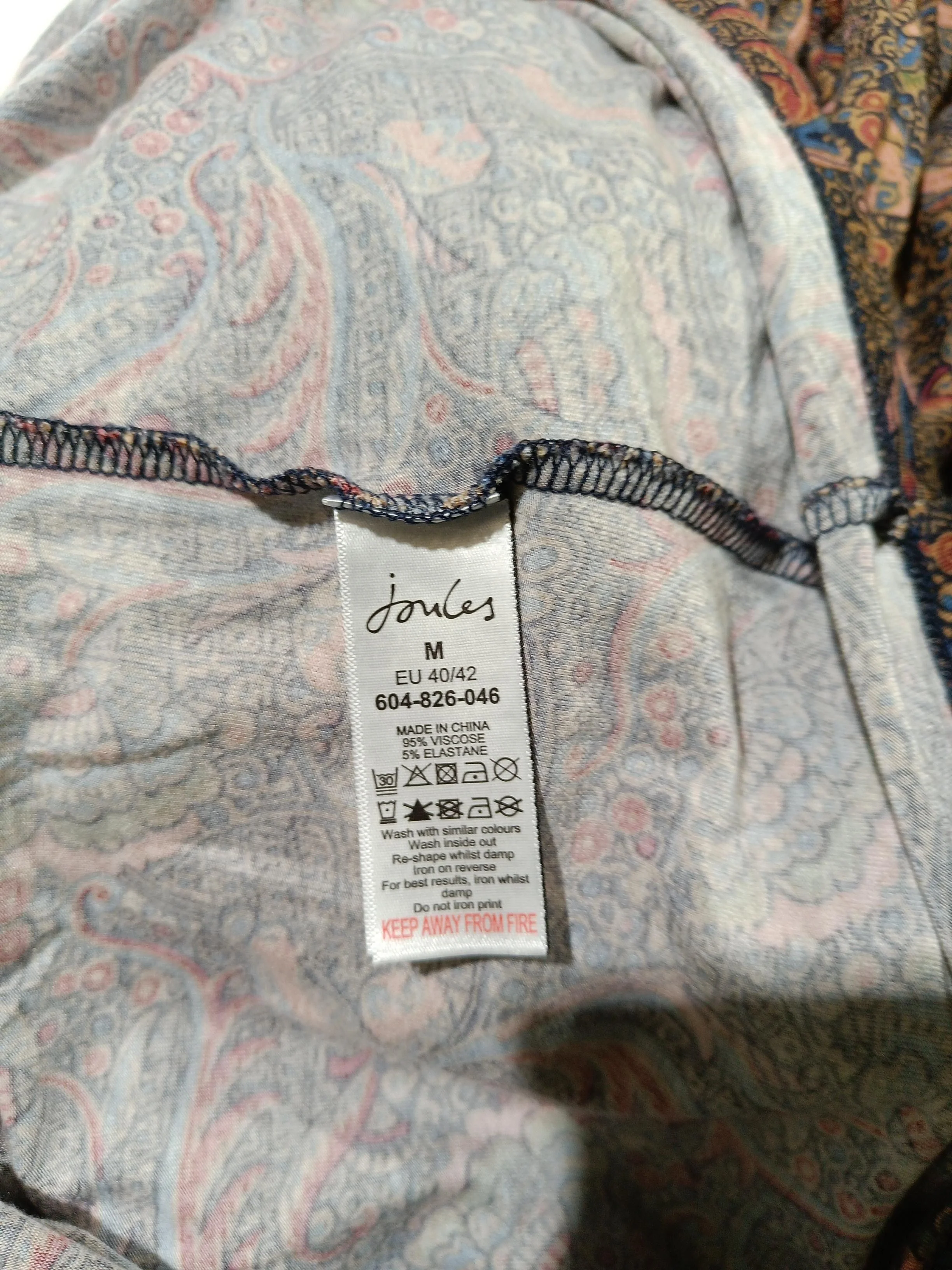Joules Shirt Midi Dress M in Multi - Image 6