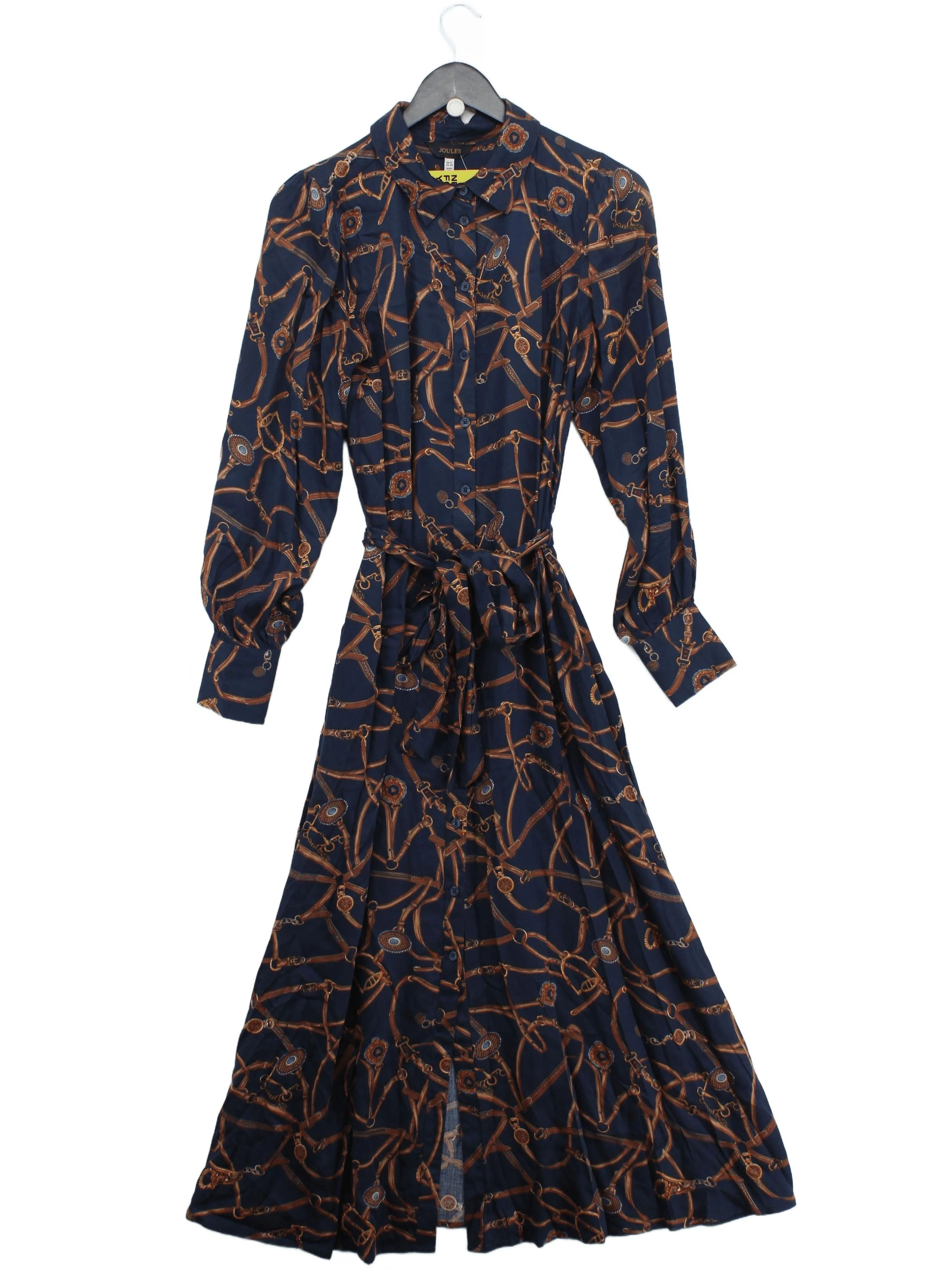 Joules Shirt Midi Dress UK12 in Blue