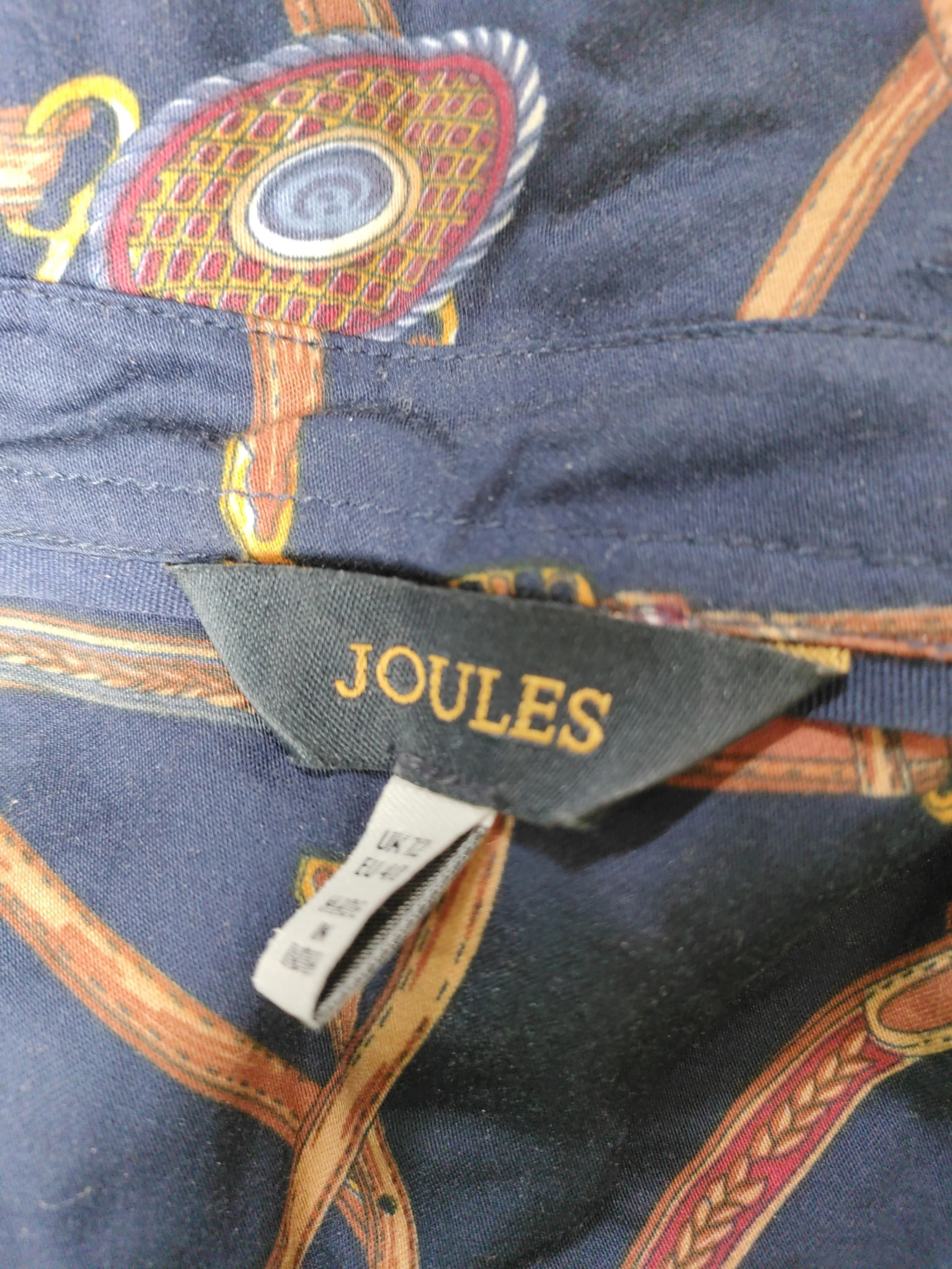Joules Shirt Midi Dress UK12 in Blue - Image 5
