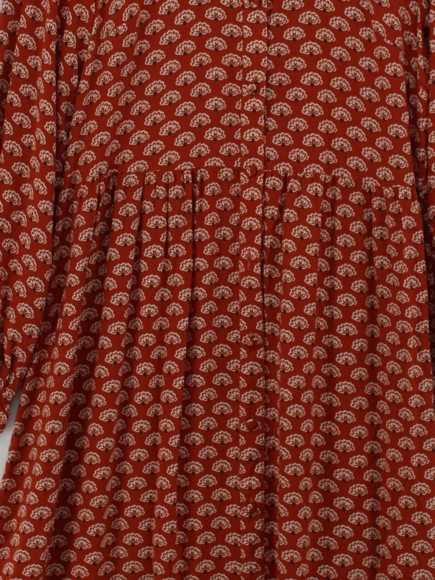 Joules Shirt Midi Dress UK12 in Orange - Image 3