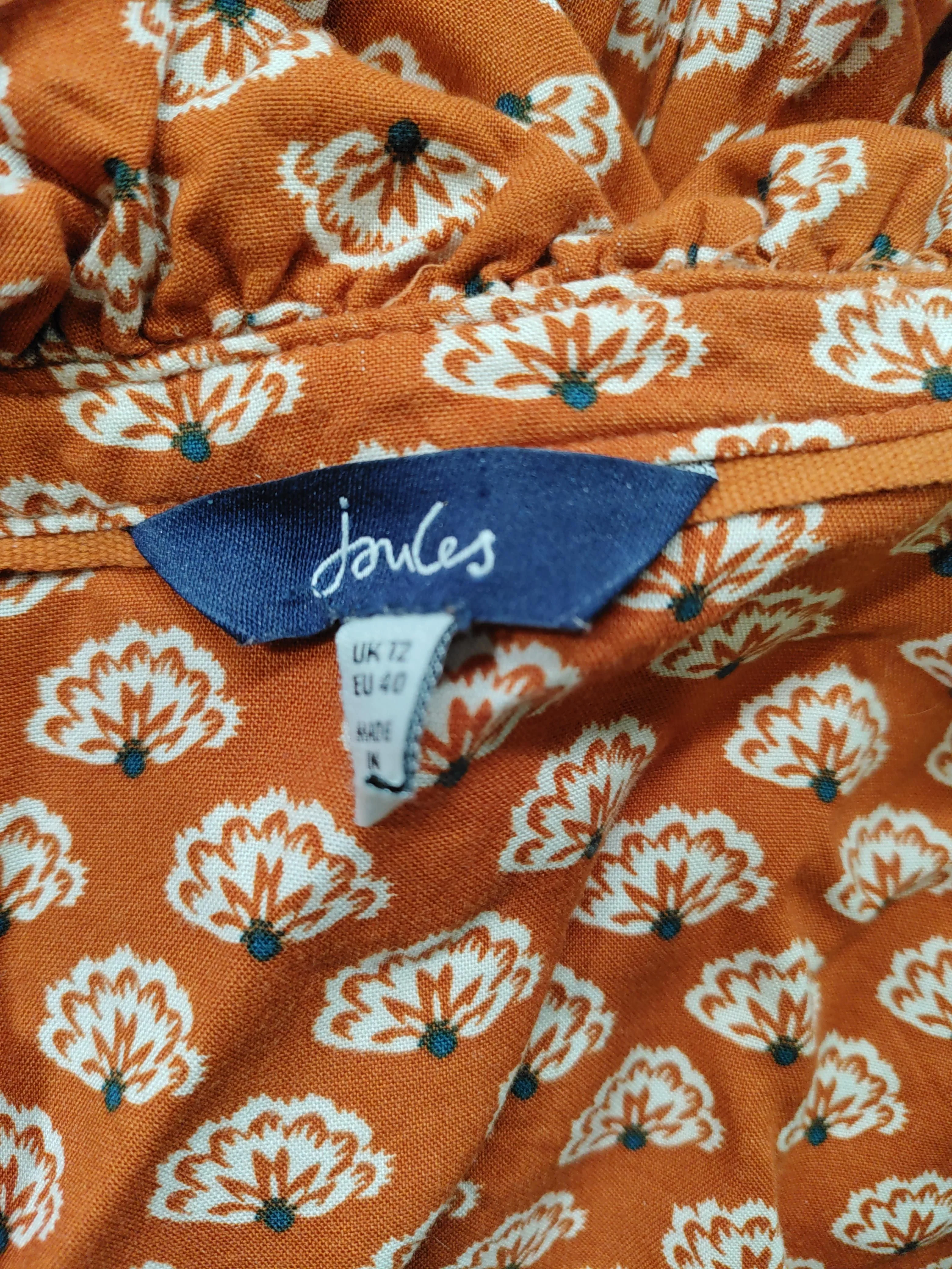 Joules Shirt Midi Dress UK12 in Orange - Image 5