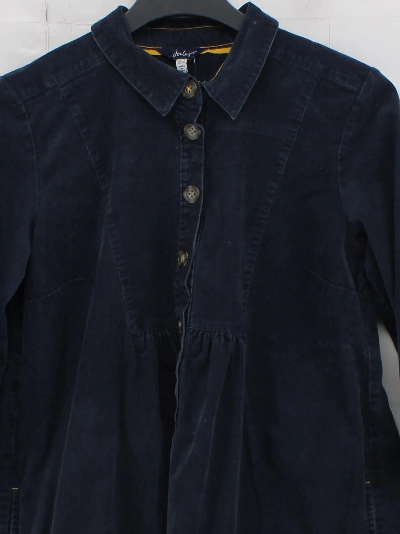 Joules Shirt Midi Dress UK14 in Blue - Image 3