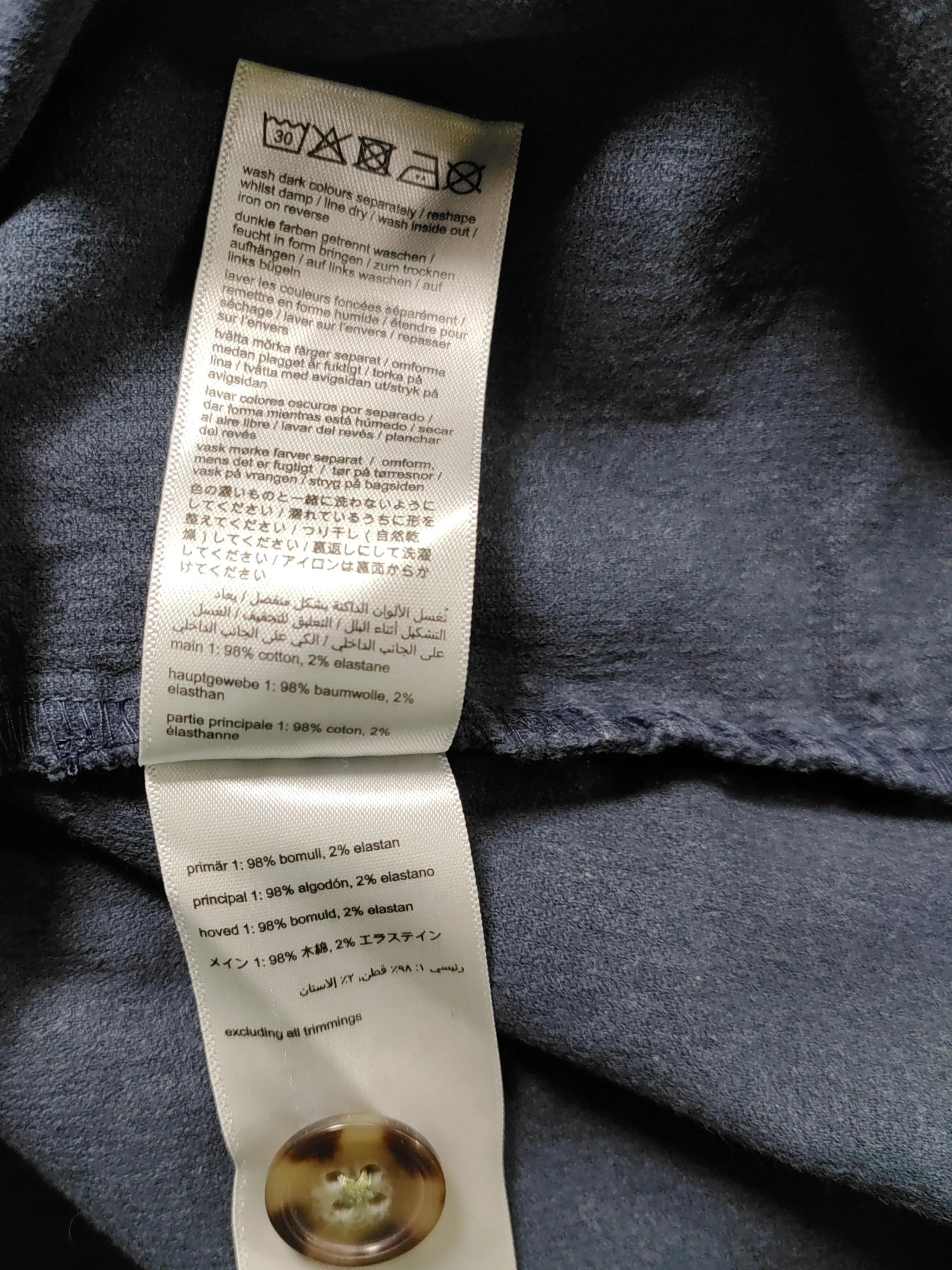 Joules Shirt Midi Dress UK14 in Blue - Image 6