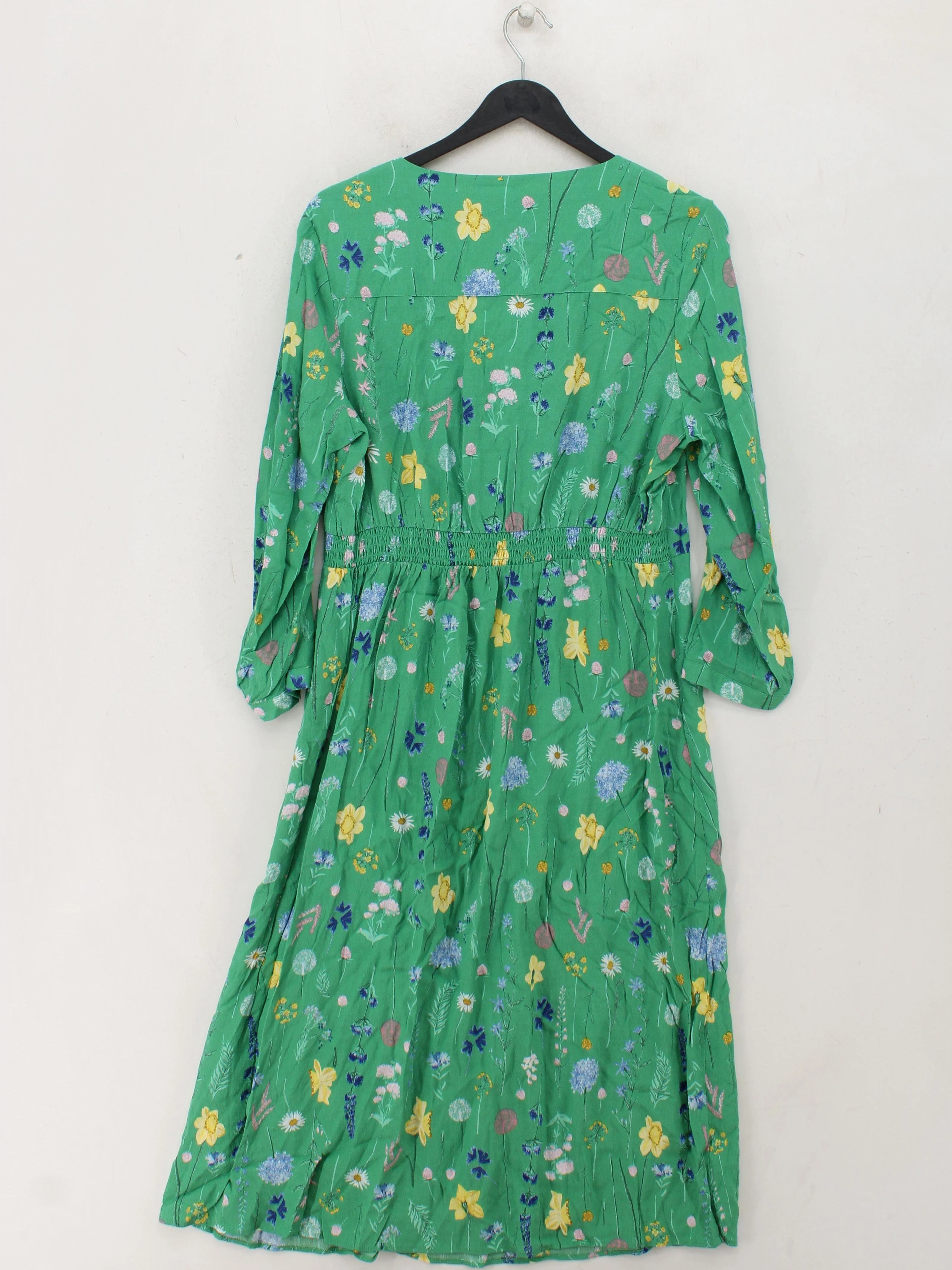 Joules Shirt Midi Dress UK16 in Green - Image 2