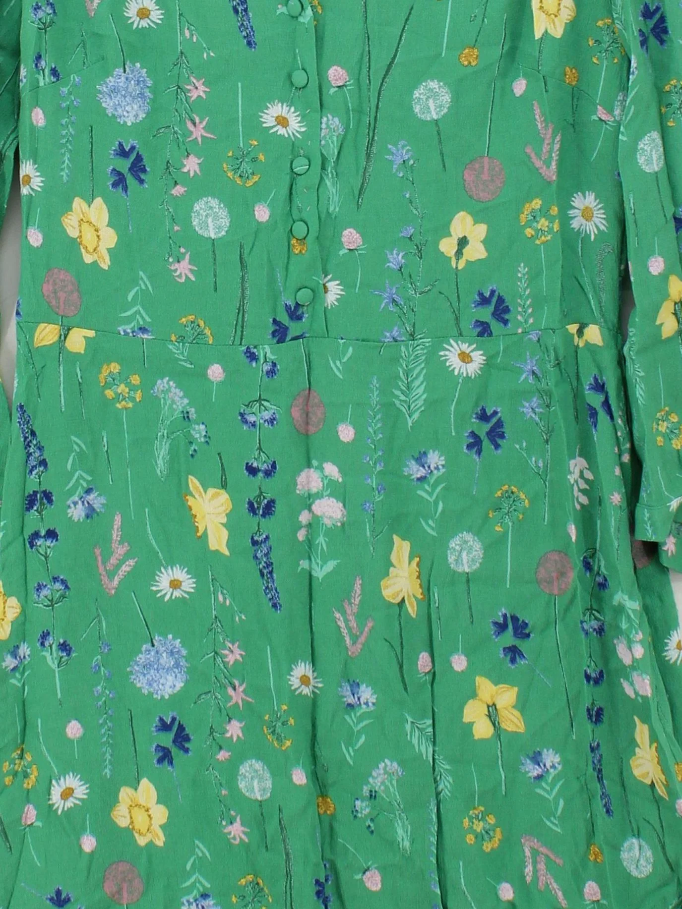 Joules Shirt Midi Dress UK16 in Green - Image 3