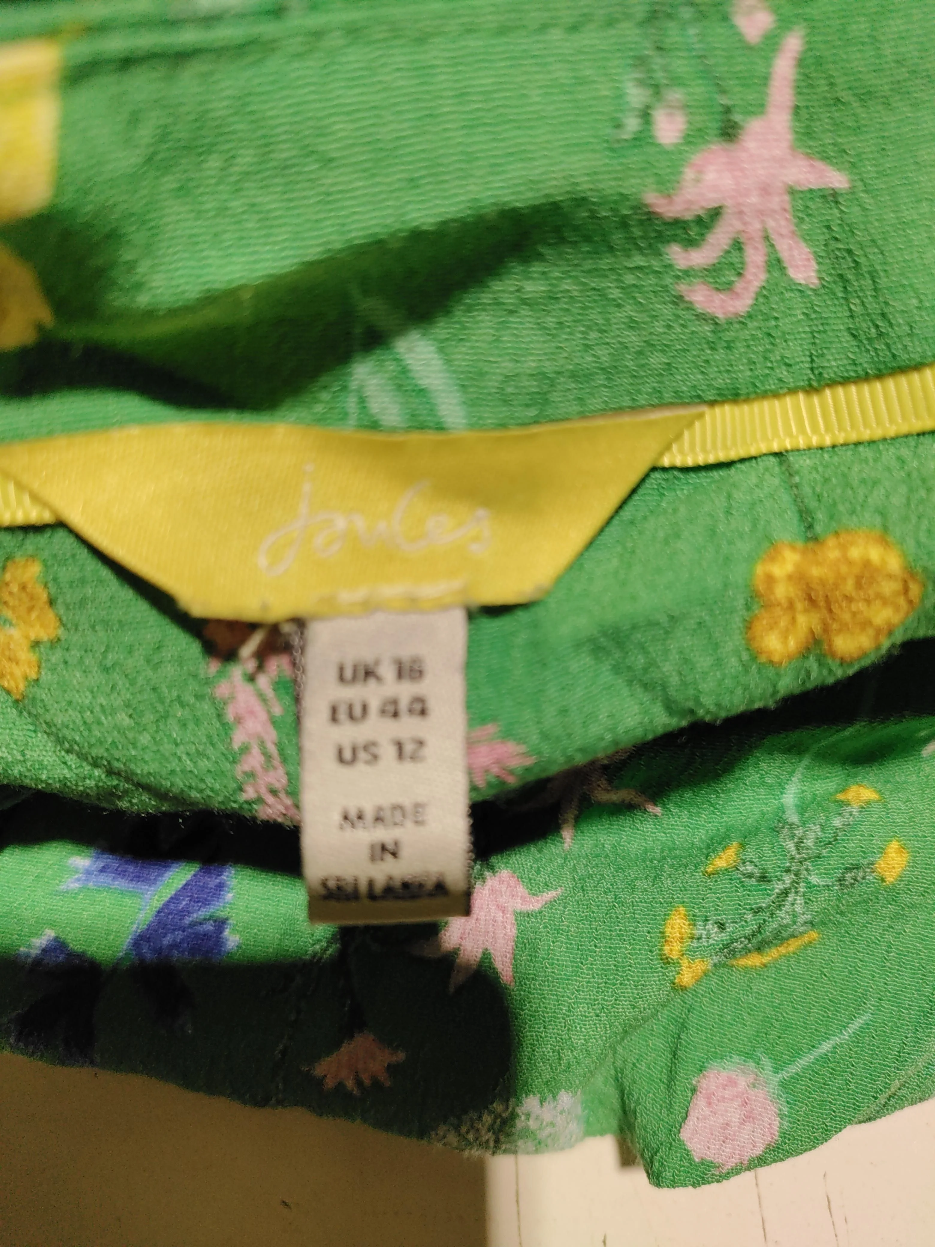 Joules Shirt Midi Dress UK16 in Green - Image 5