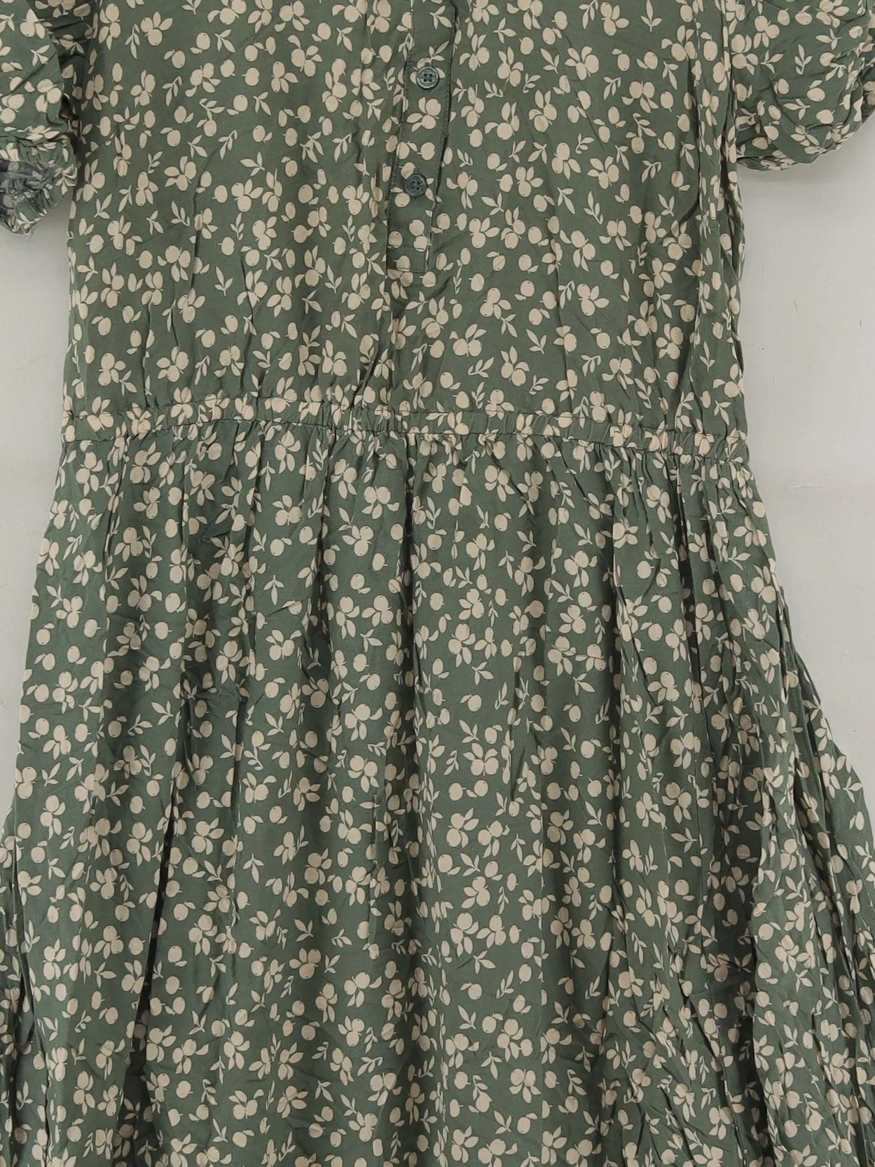 Joules Shirt Midi Dress UK16 in Green - Image 3