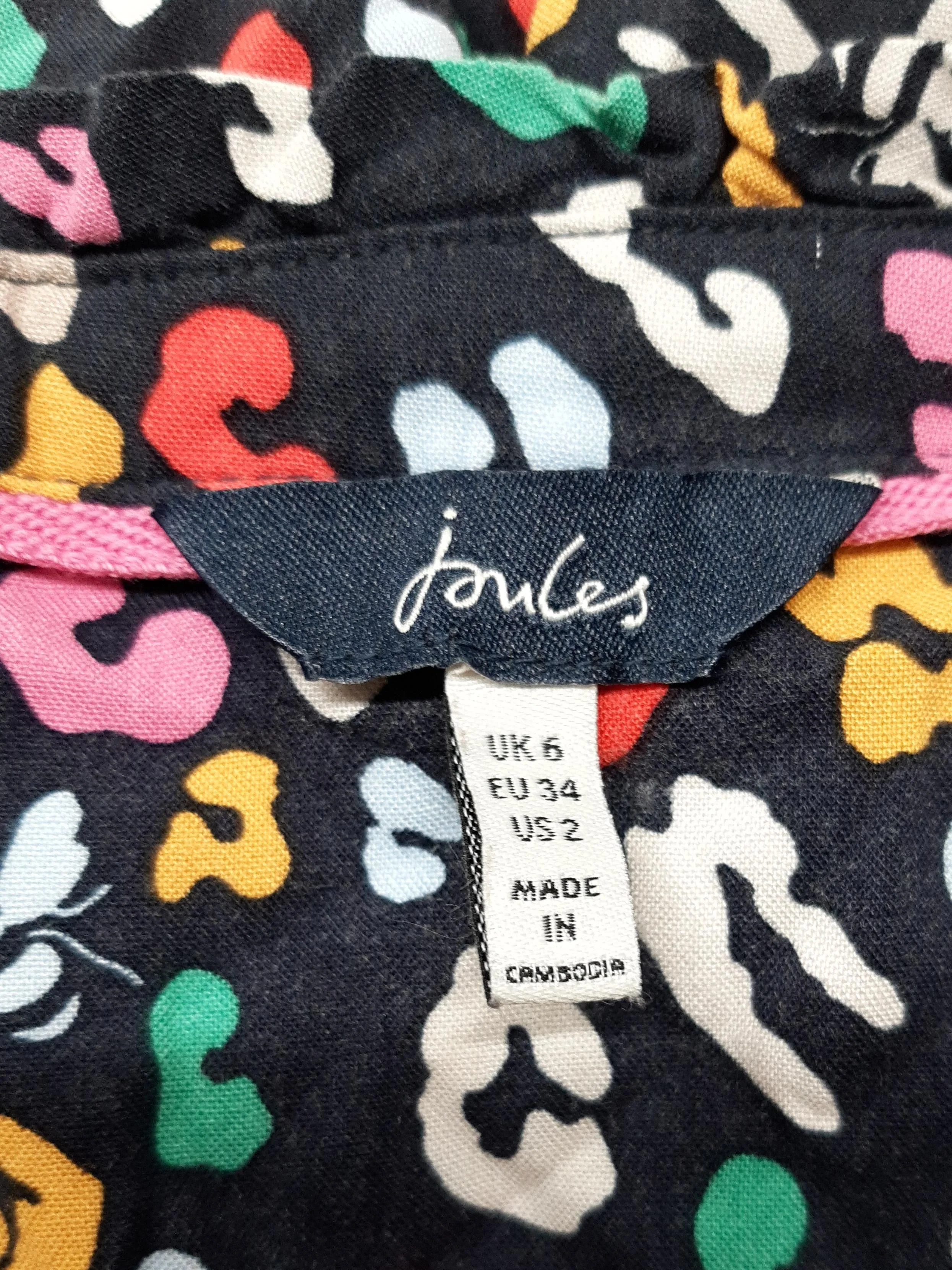 Joules Shirt Midi Dress UK6 in Multi - Image 5