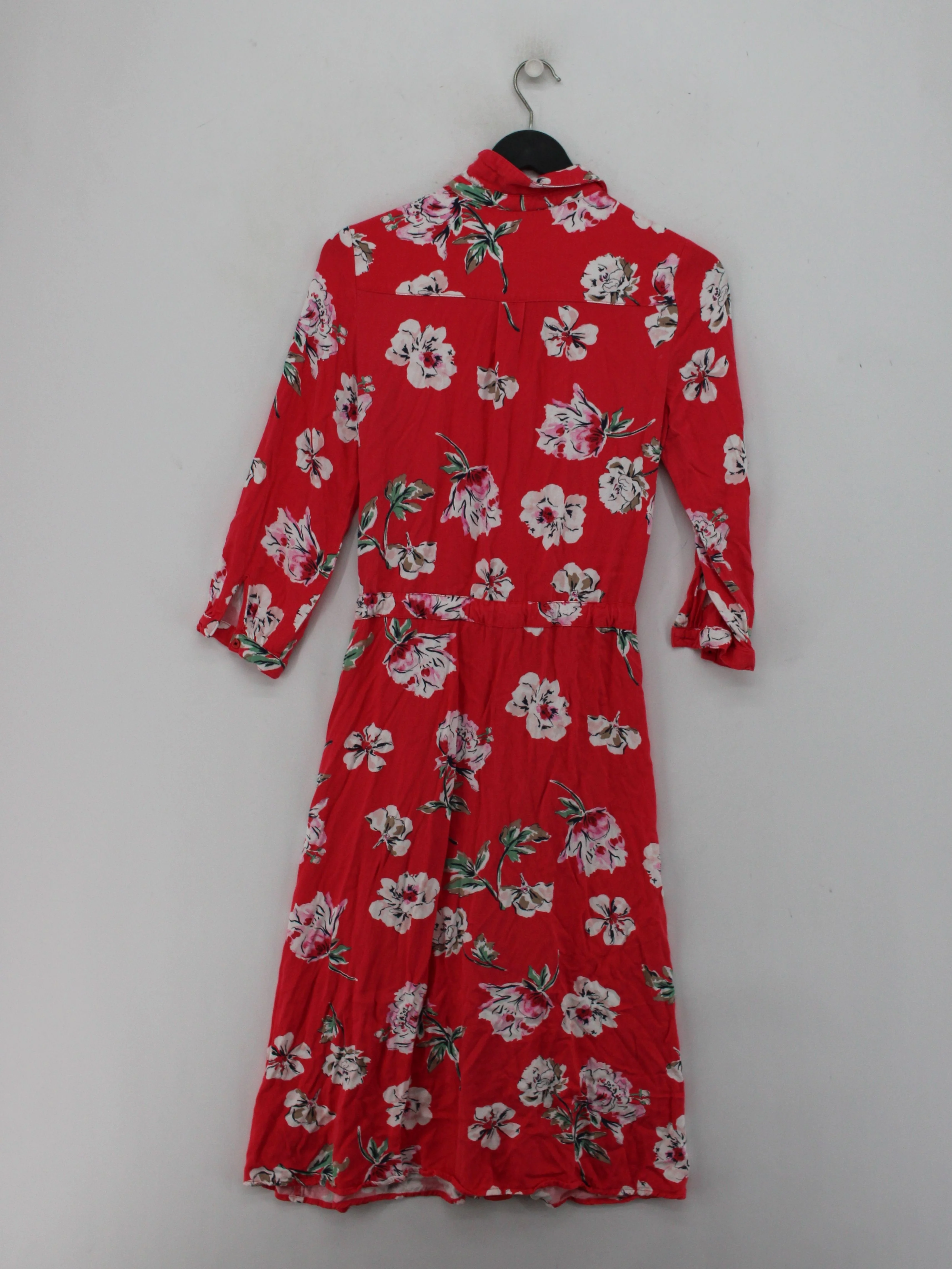 Joules Shirt Midi Dress UK6 in Red - Image 2