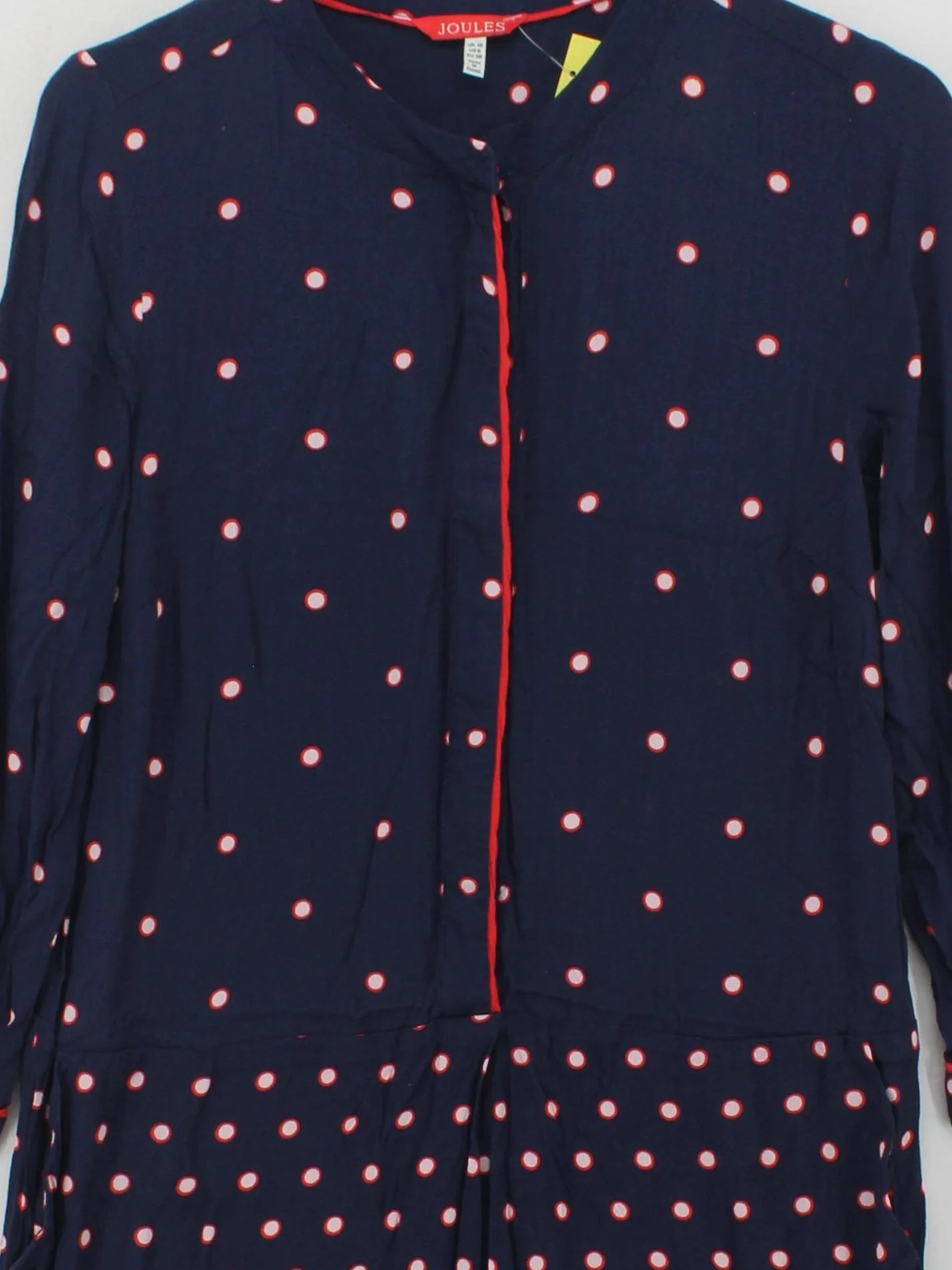 Joules Shirt Mini Dress UK10 in Blue - Image 3