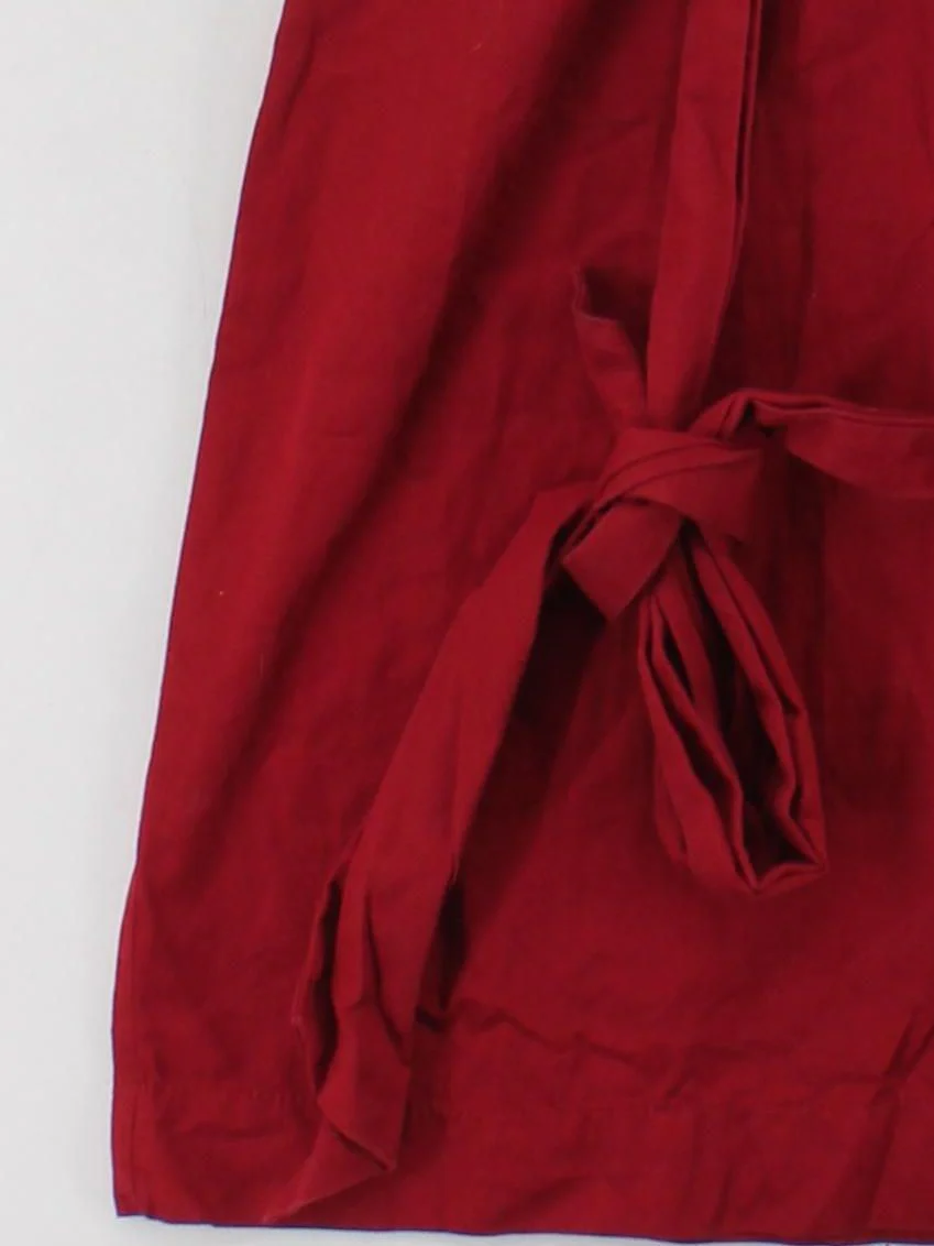 Joules Shirt Mini Dress UK10 in Red - Image 4