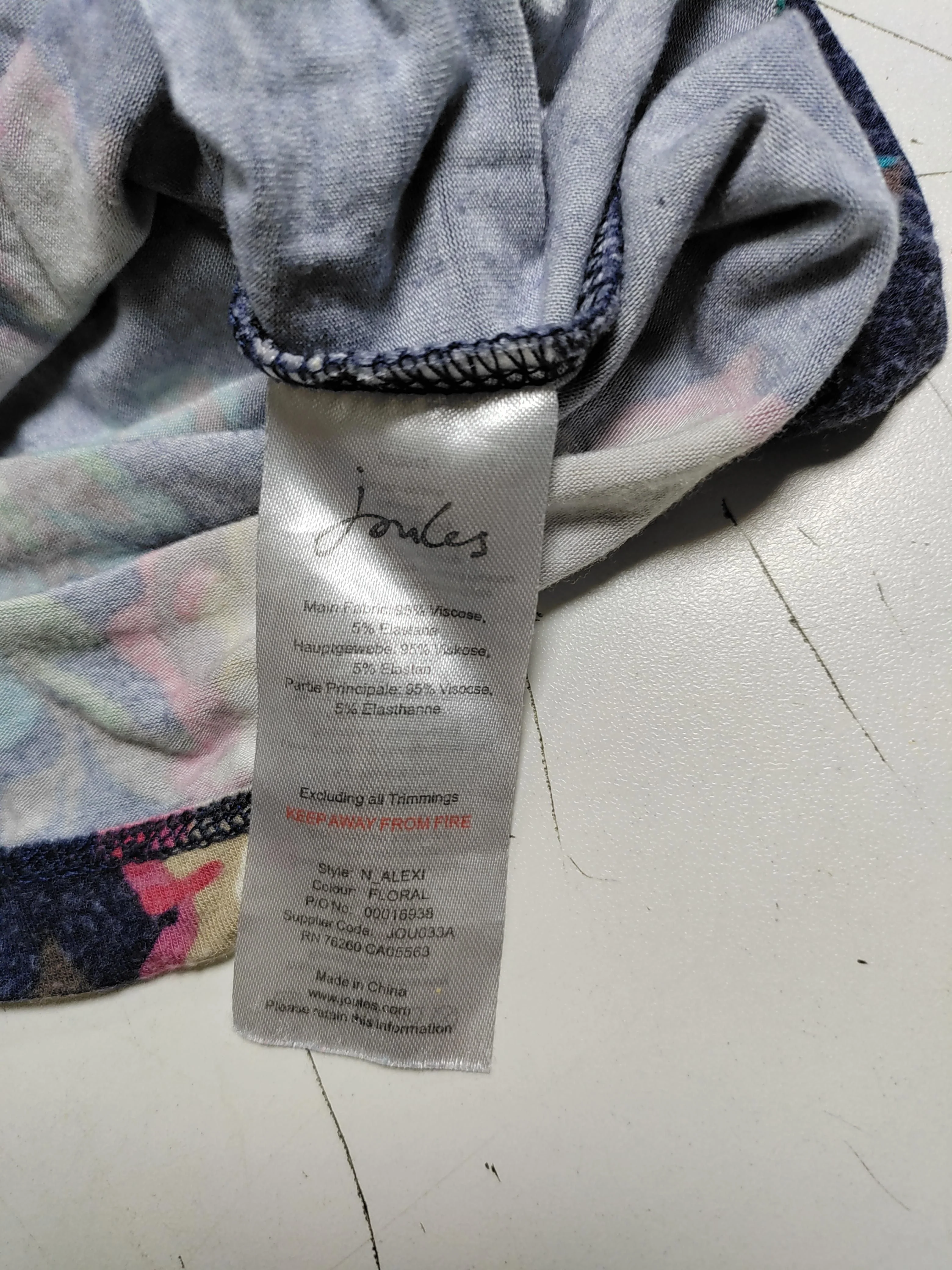 Joules Skater Mini Dress in Multi - Image 7