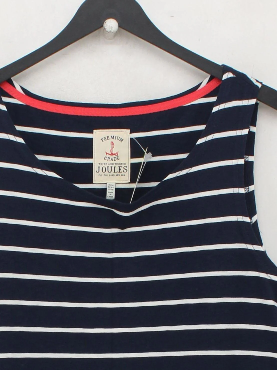Joules T-Shirt Midi Dress UK10 in Blue - Image 3