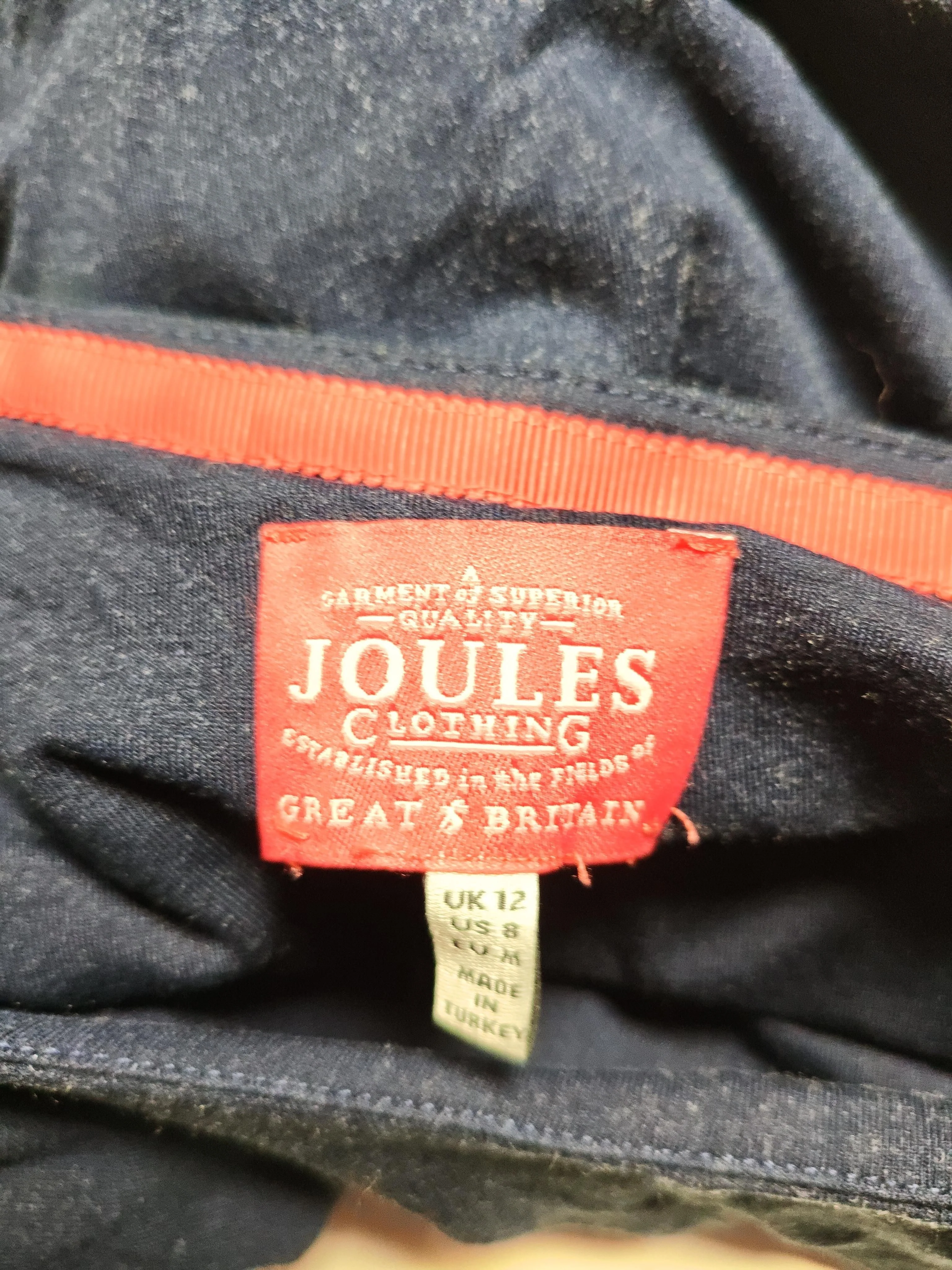 Joules T-Shirt Midi Dress UK12 in Blue - Image 6