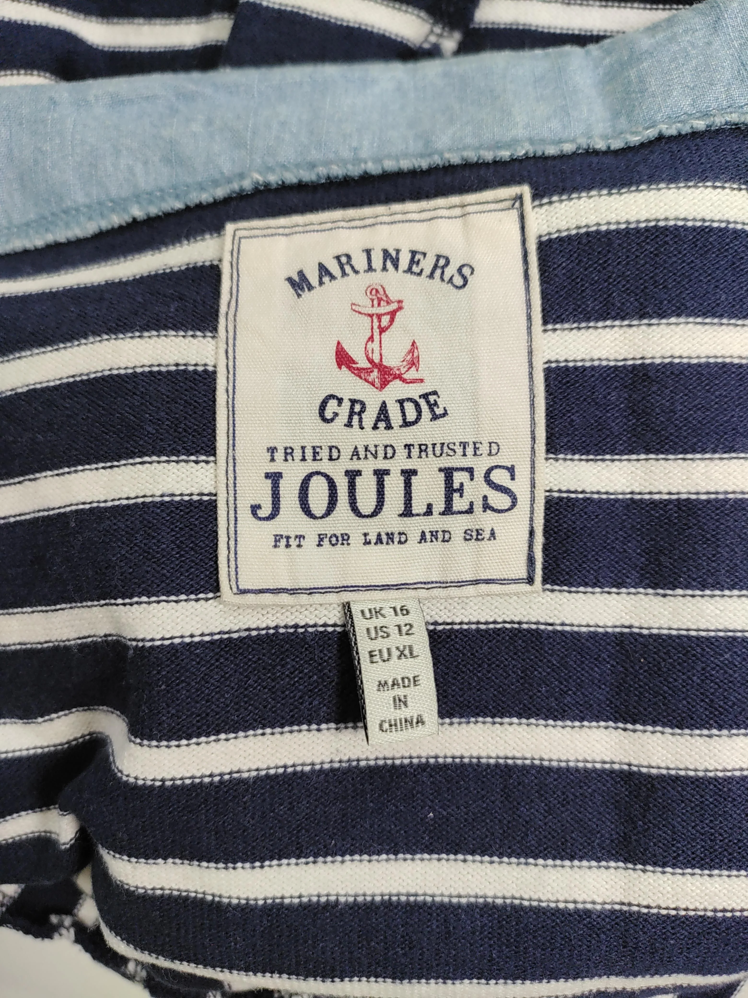 Joules T-Shirt Midi Dress UK16 in Blue - Image 6