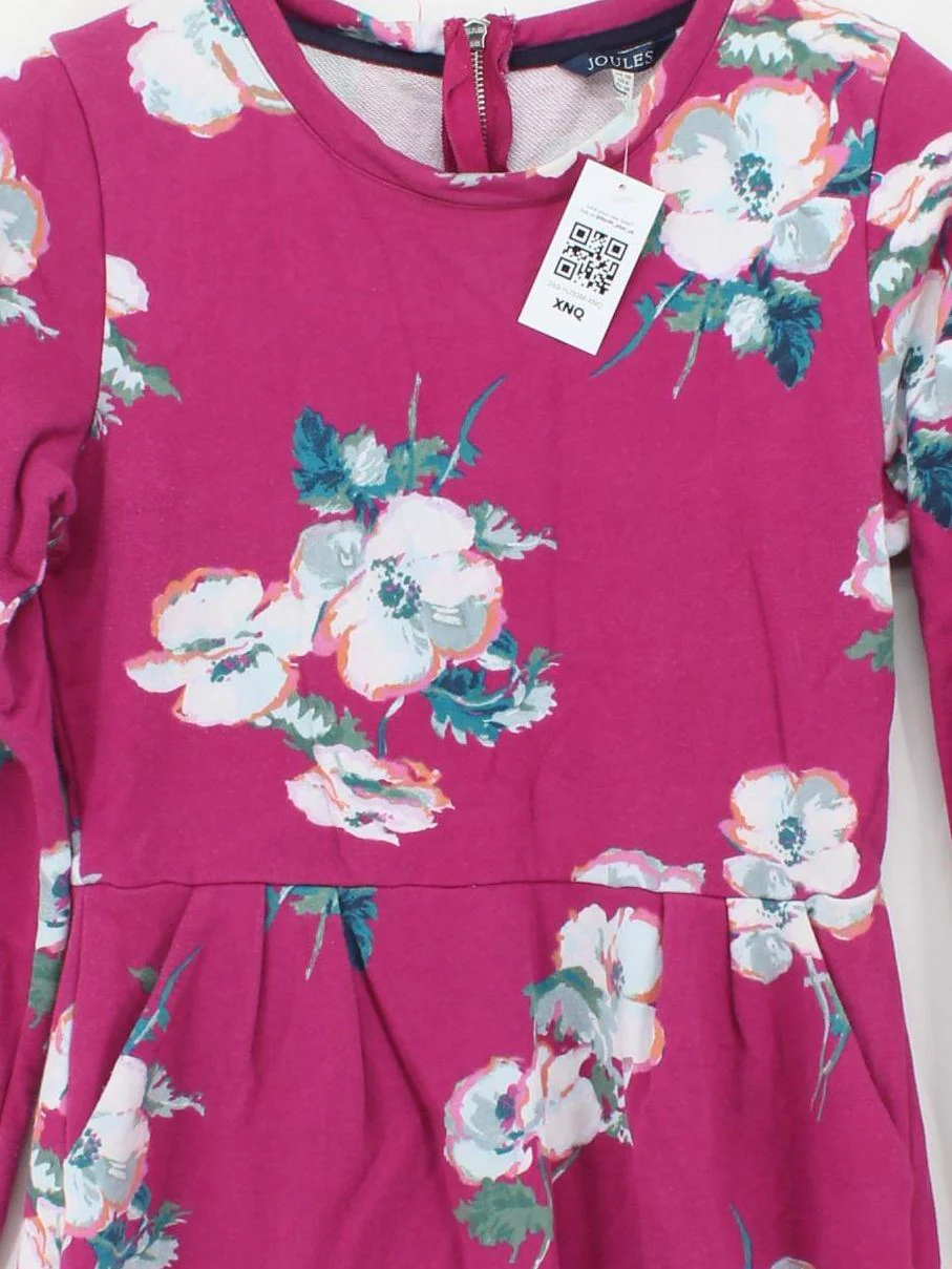 Joules T-Shirt Mini Dress UK10 in Pink - Image 3