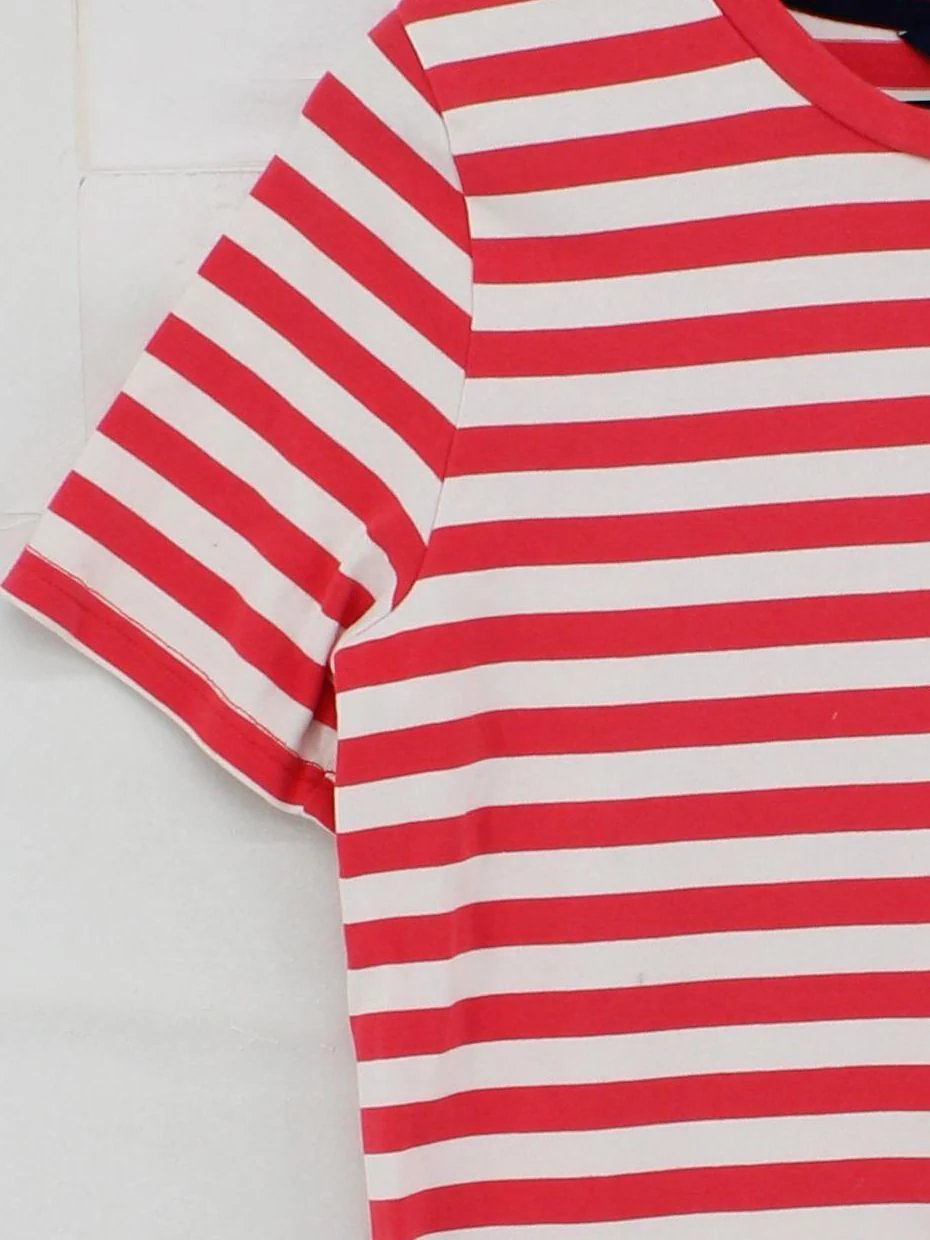 Joules T-Shirt Mini Dress UK10 in Red - Image 4