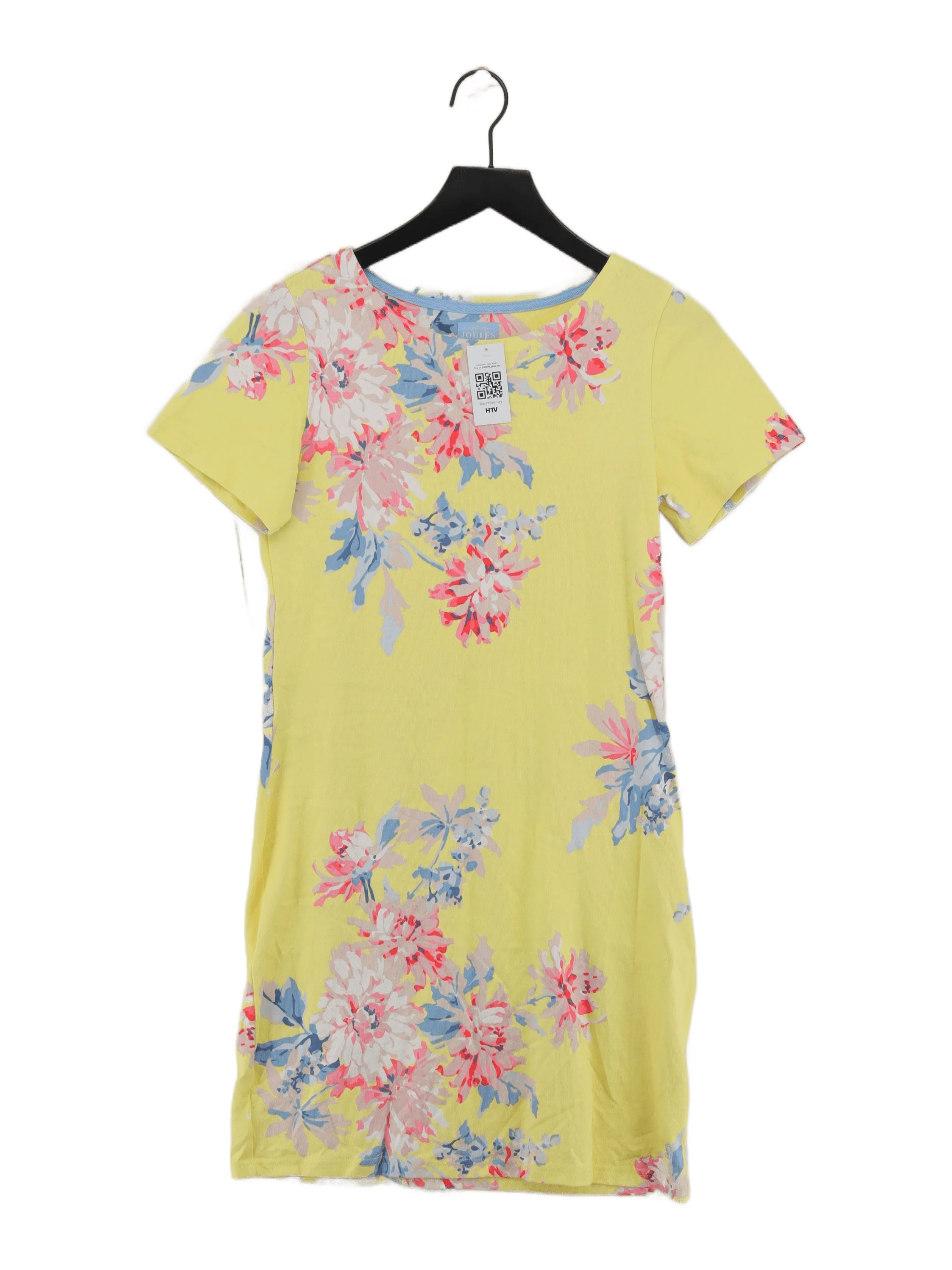 Joules T-Shirt Mini Dress UK10 in Yellow