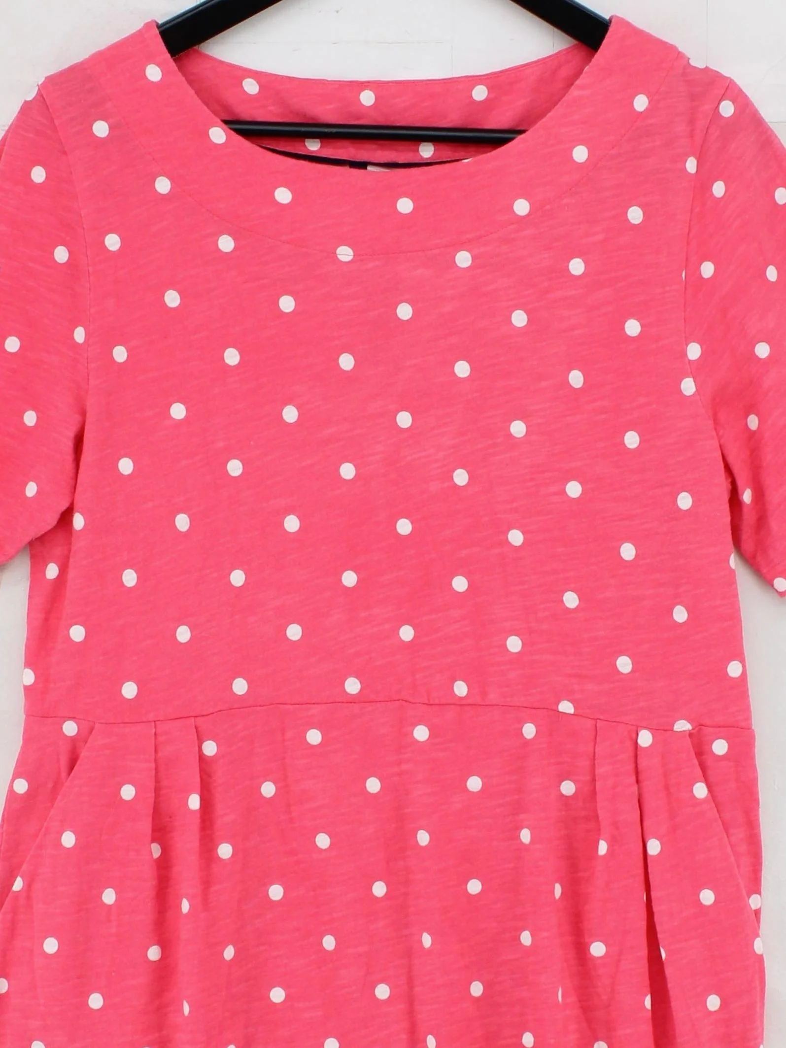 Joules T-Shirt Mini Dress UK16 in Pink - Image 3