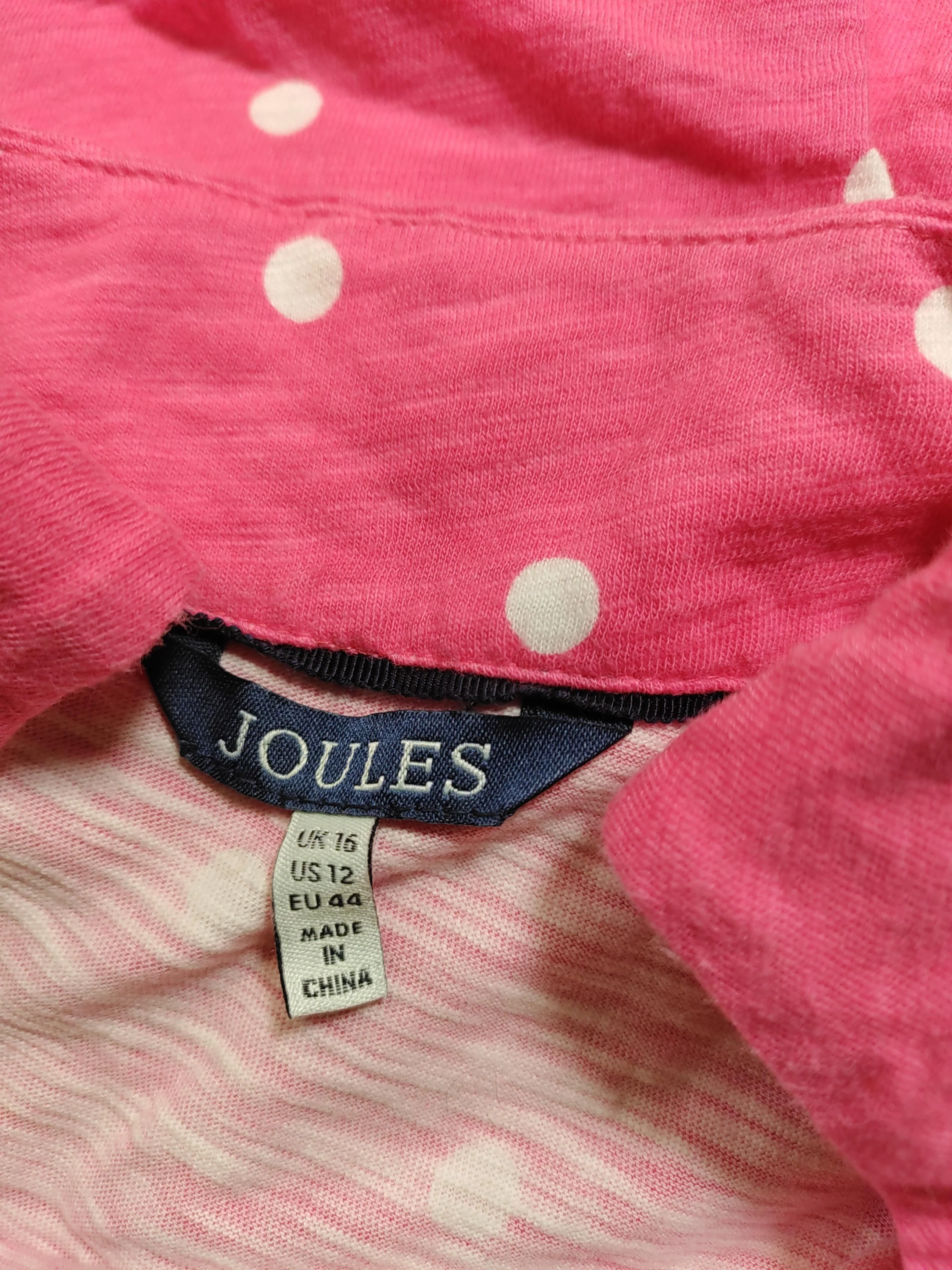 Joules T-Shirt Mini Dress UK16 in Pink - Image 5